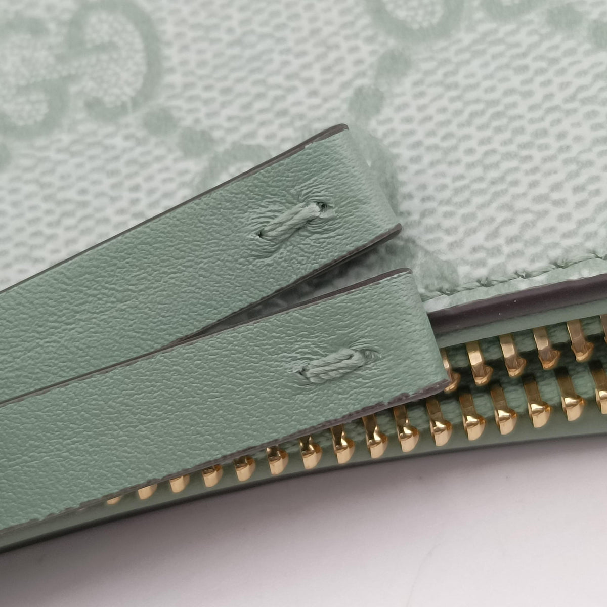 Pre-owned Gucci GG Emblem Green GG Coated Canvas×Leather 820696 handbag | stylenewstar