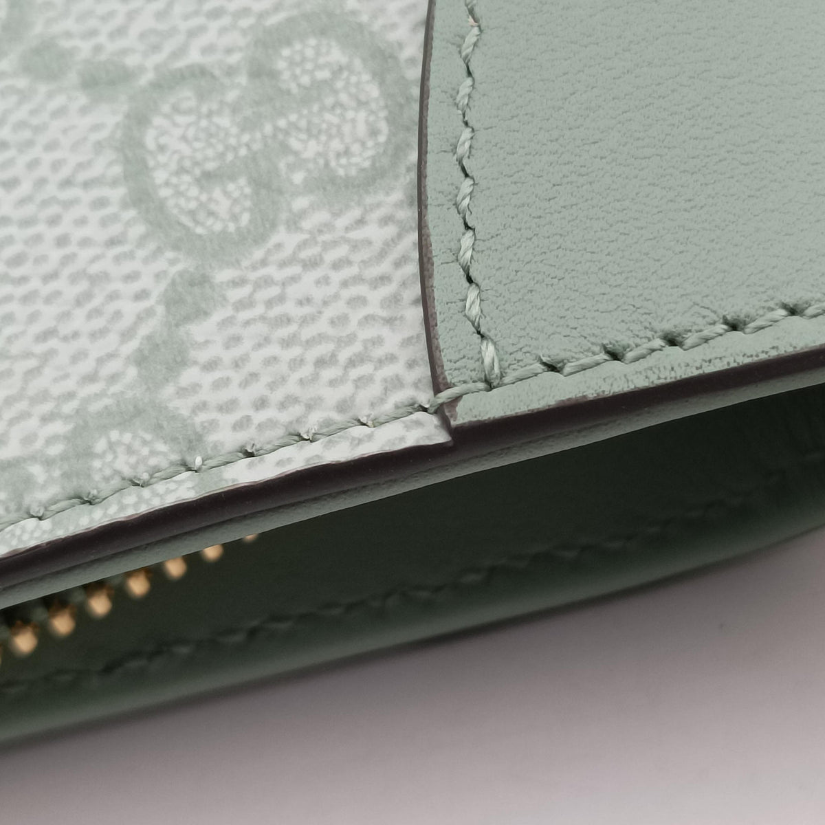 Pre-owned Gucci GG Emblem Green GG Coated Canvas×Leather 820696 handbag | stylenewstar