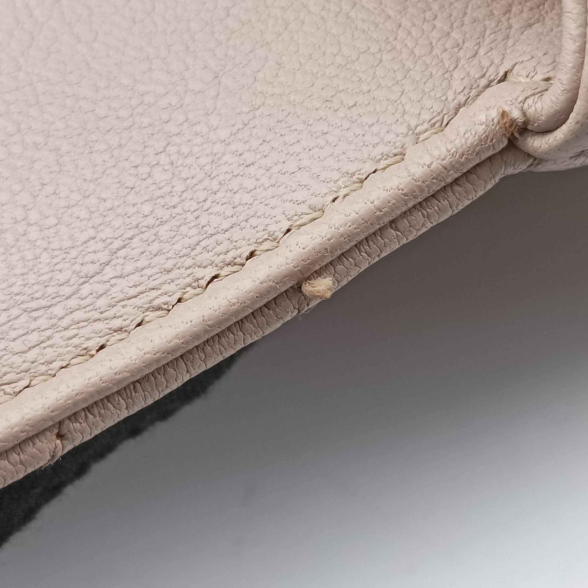 Pre-owned Yves Saint Laurent COLLEGE Beige Leather 487212 shoulderbag | stylenewstar