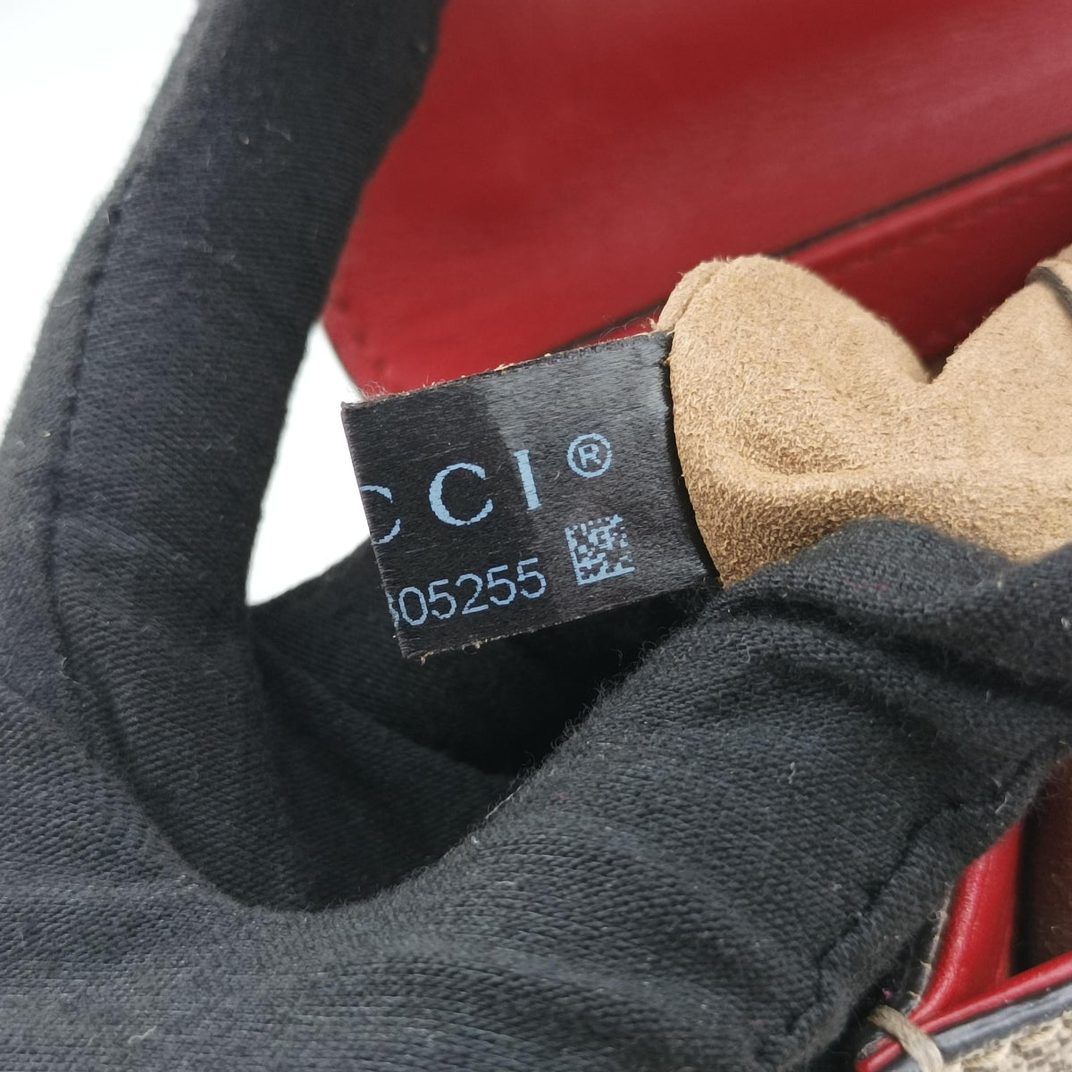 Pre-owned Gucci Padlock beige×multi PVC coated canvas×Leather 409487 shoulderbag | stylenewstar