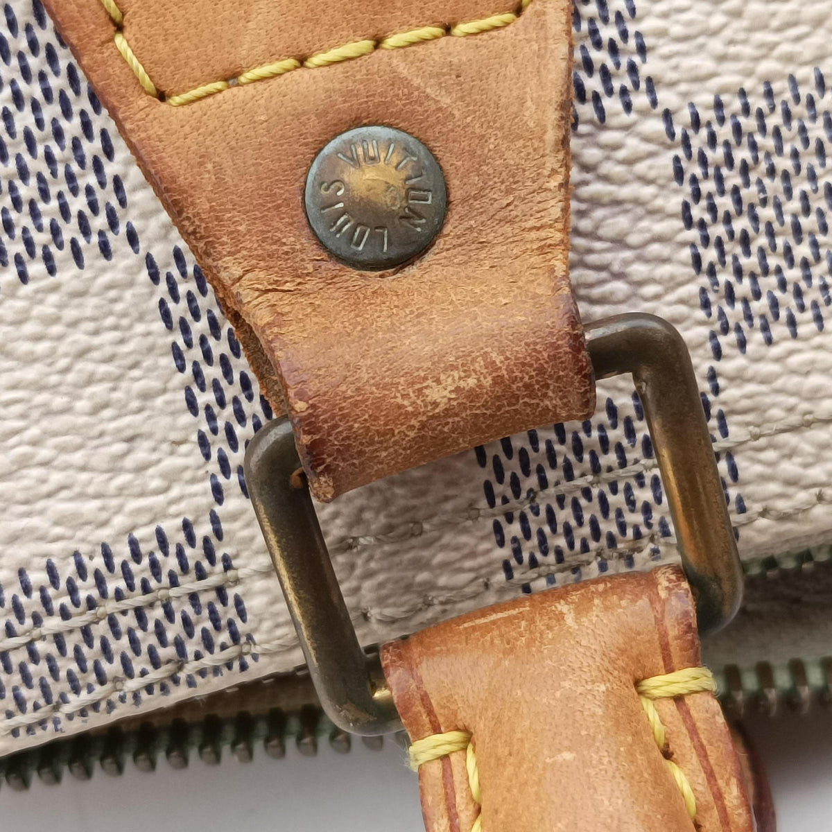 Pre-owned Louis Vuitton Speedy 30 AZUR Damier Canvas N41533 handbag | stylenewstar