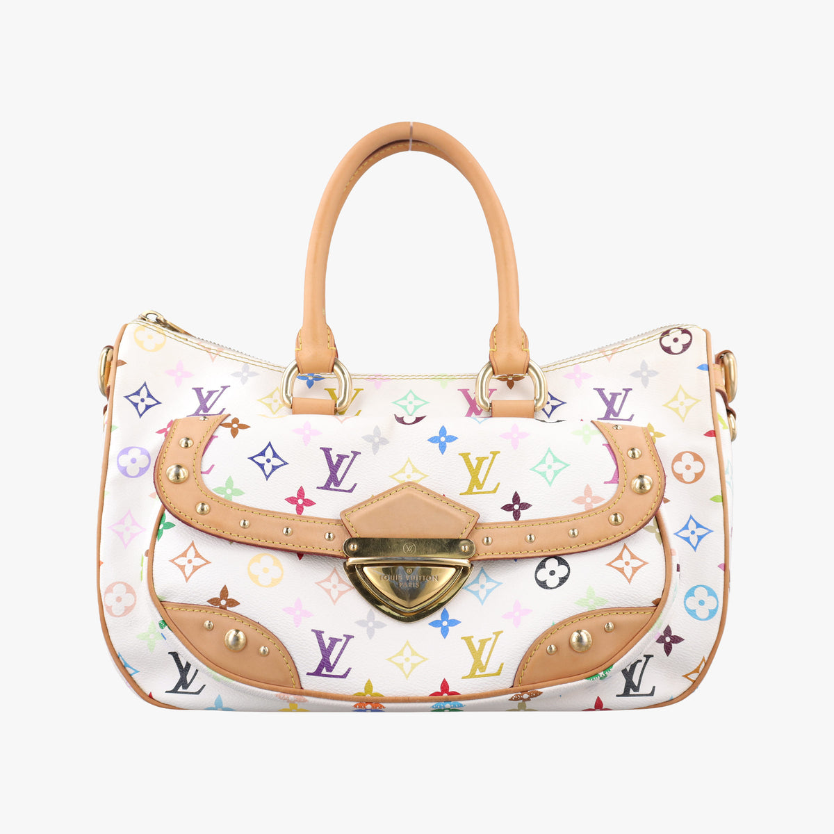 Vintage Louis Vuitton RITA white Monogram Multicolor M40125 handbag | stylenewstar