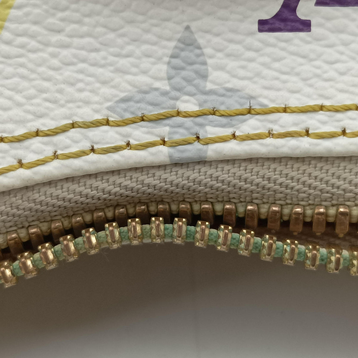 Vintage Louis Vuitton RITA white Monogram Multicolor M40125 handbag | stylenewstar