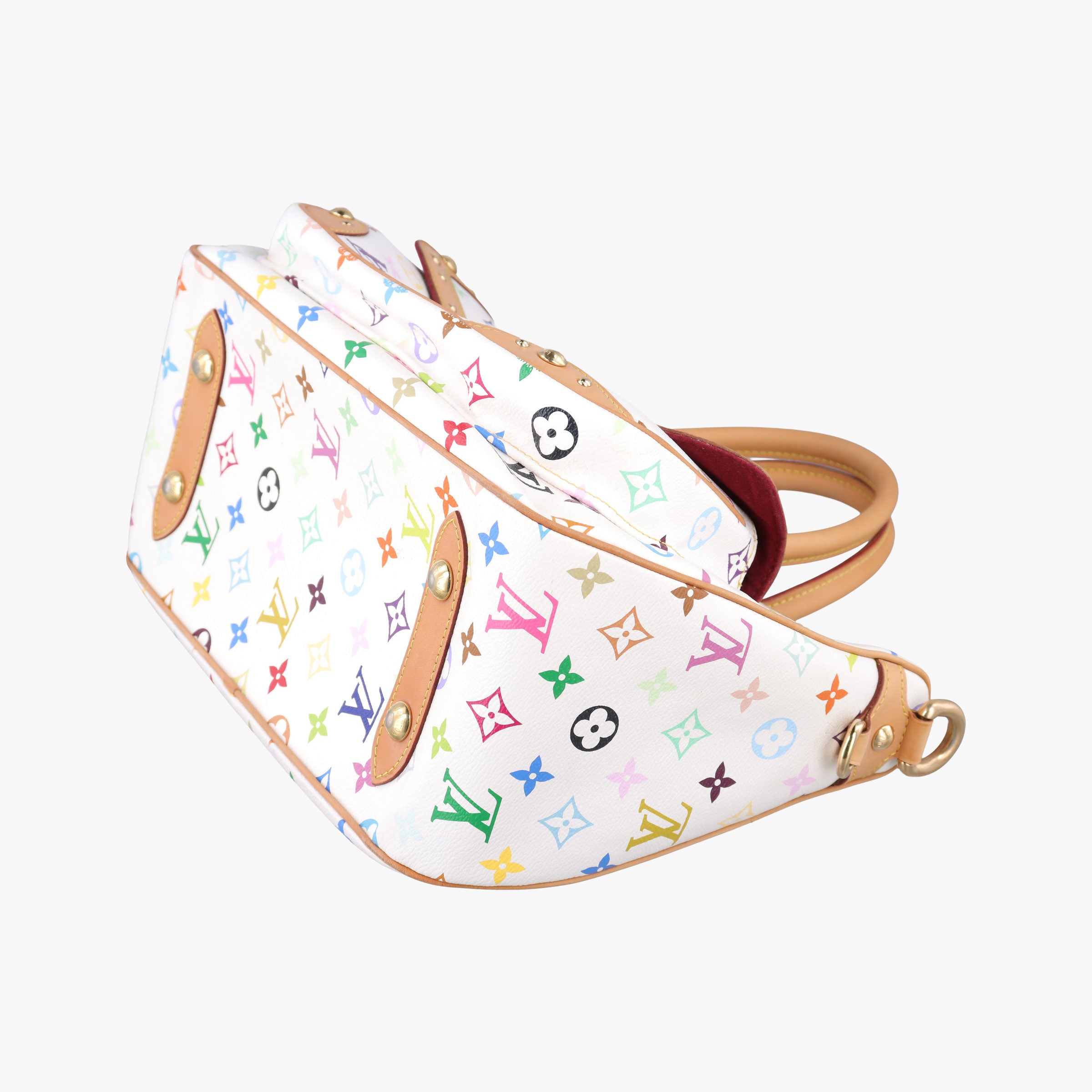 Vintage Louis Vuitton RITA white Monogram Multicolor M40125 handbag | stylenewstar