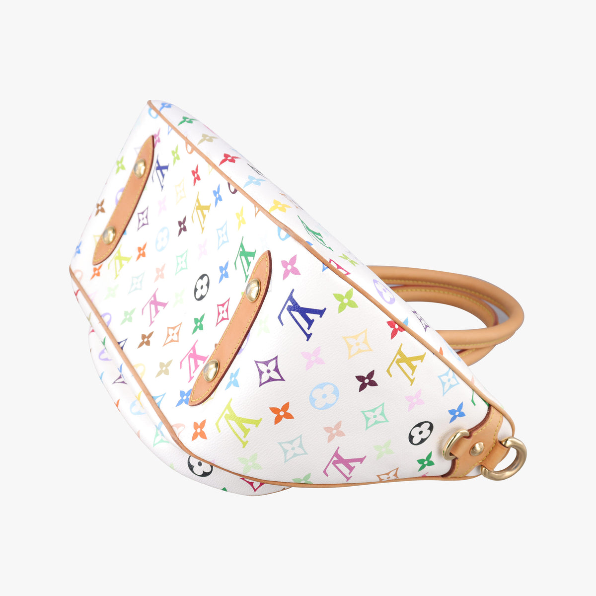 Vintage Louis Vuitton RITA white Monogram Multicolor M40125 handbag | stylenewstar