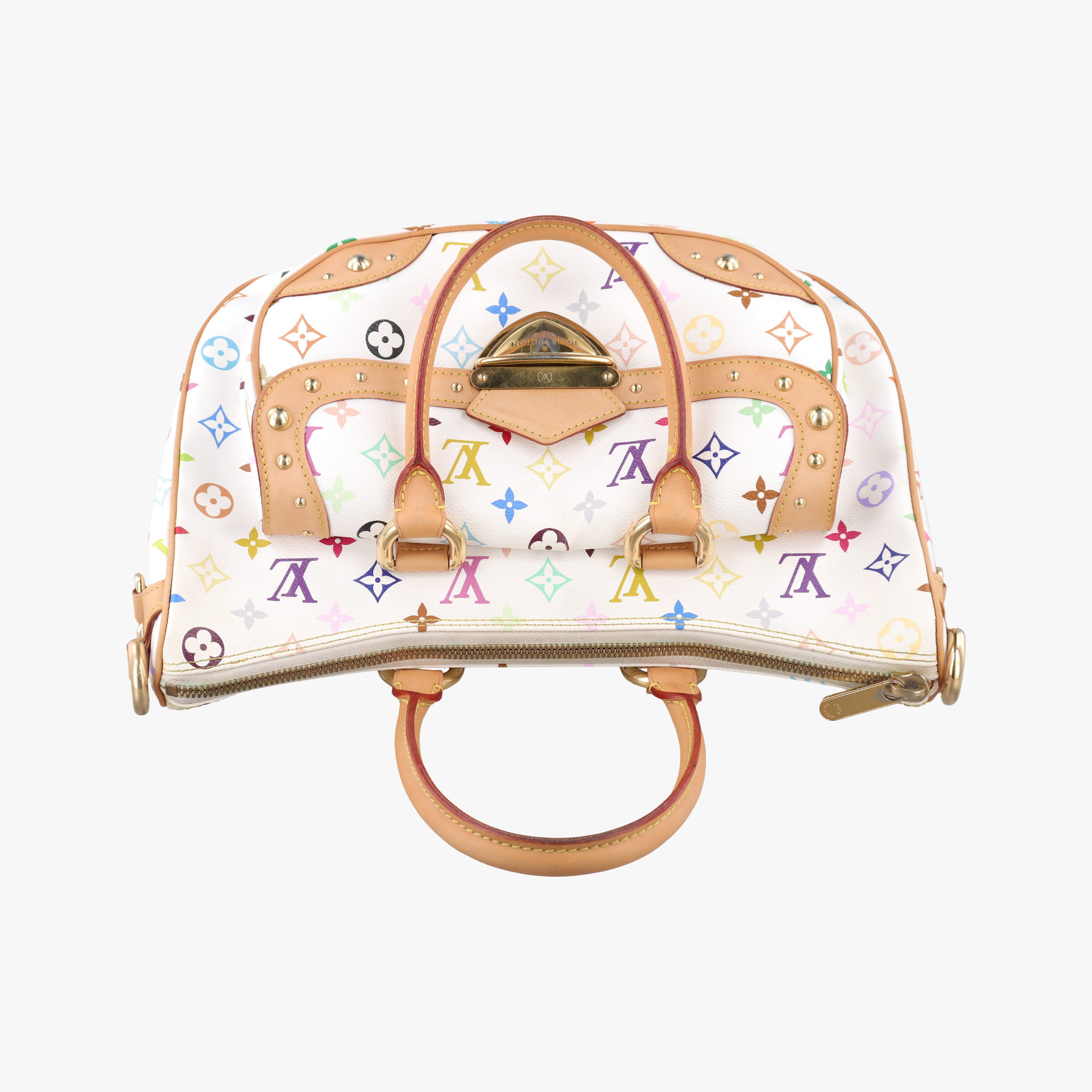 Vintage Louis Vuitton RITA white Monogram Multicolor M40125 handbag | stylenewstar