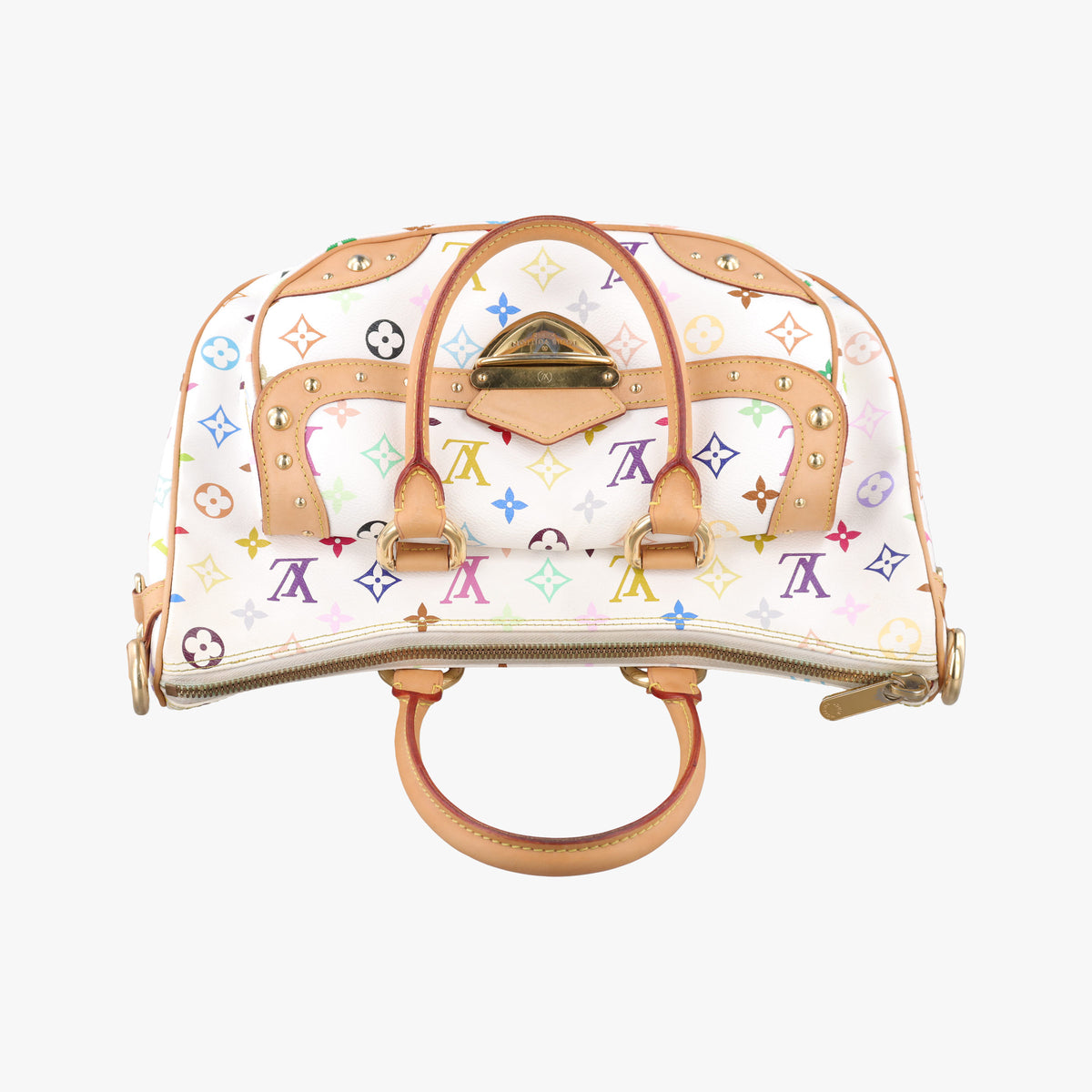Vintage Louis Vuitton RITA white Monogram Multicolor M40125 handbag | stylenewstar
