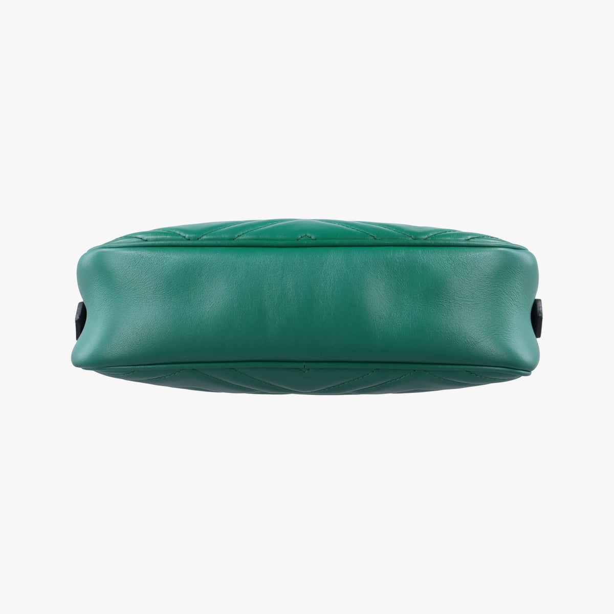 Pre-owned Gucci GG Marmont Green Leather 447632 shoulderbag | stylenewstar