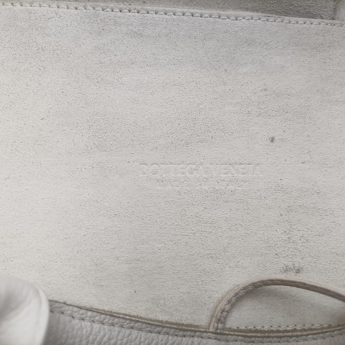 Pre-owned Bottega Veneta The Arcotote White lambskin  handbag | stylenewstar
