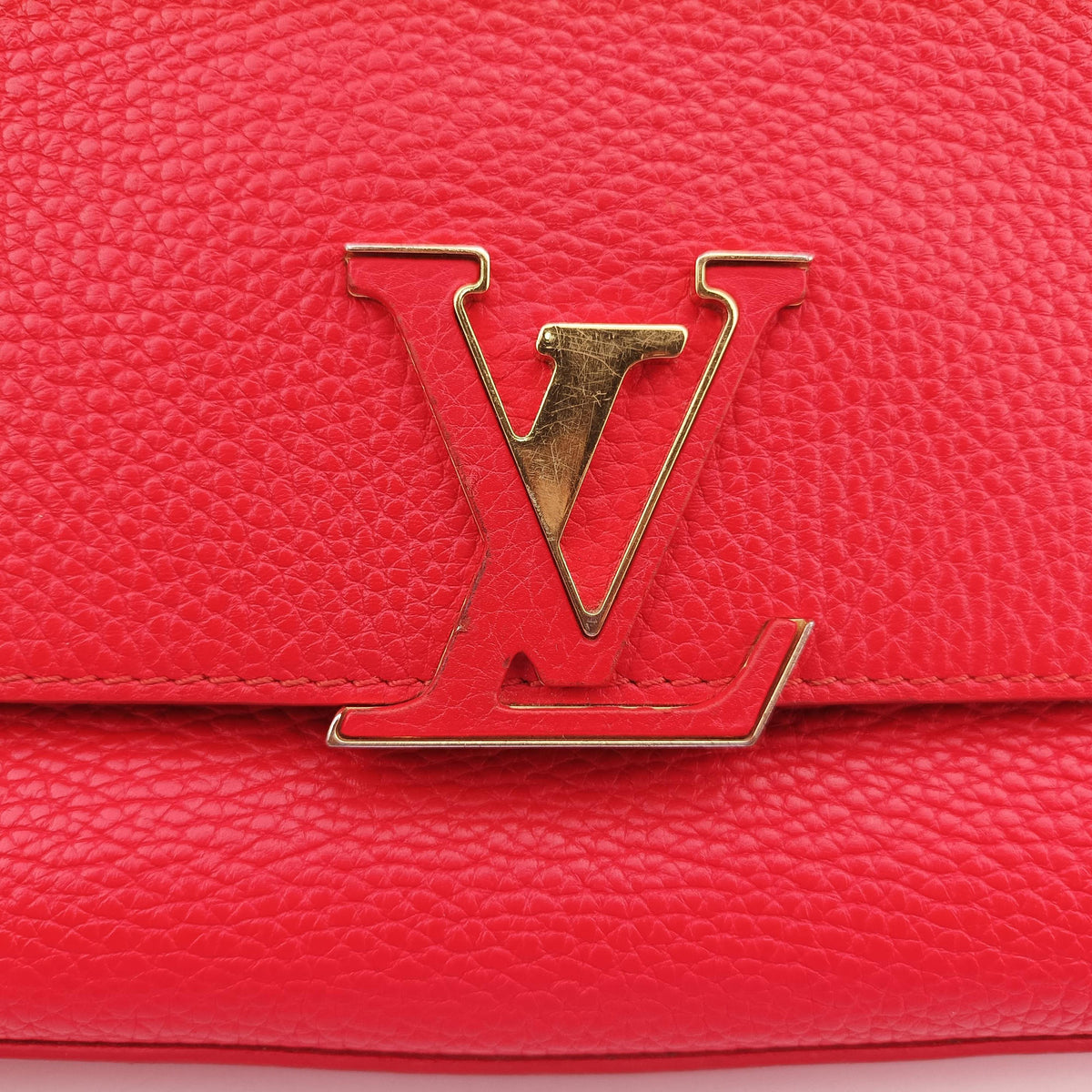 Pre-owned Louis Vuitton VOLTA Parnassus Ruby Taurillon leather M50543 shoulderbag | stylenewstar