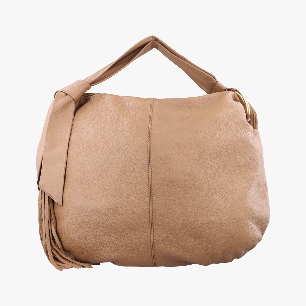 Pre-owned Gucci Jungle hobo Beige leather 232929 shoulderbag | stylenewstar