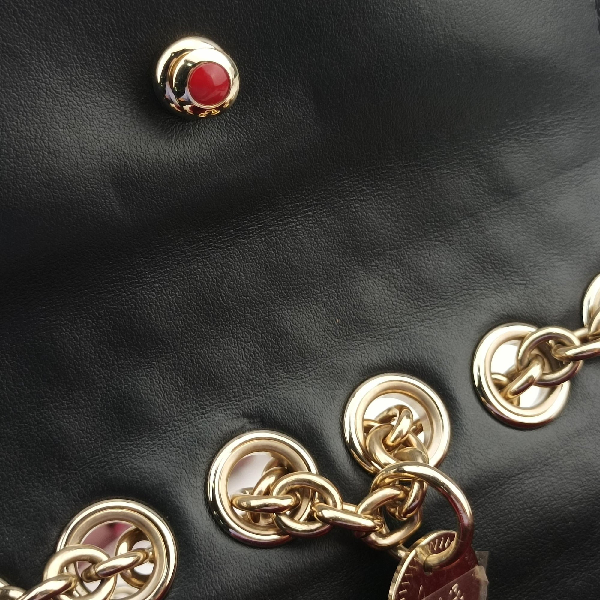 Vintage Christian Louboutin Sweet Charity Scarabe Spike Pink Patent  shoulderbag | stylenewstar