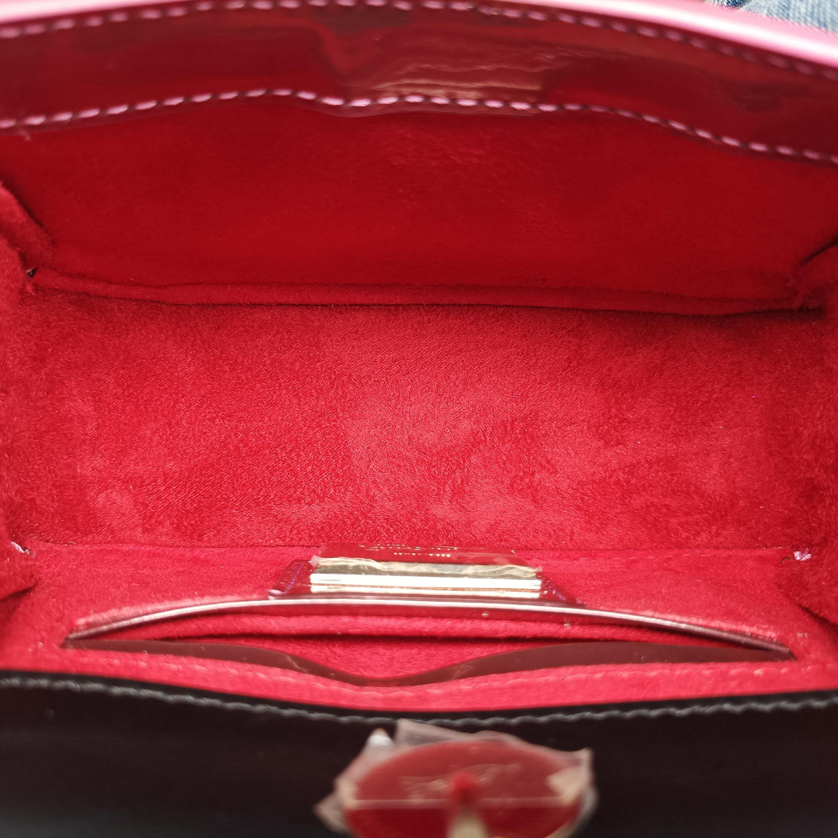 Vintage Christian Louboutin Sweet Charity Scarabe Spike Pink Patent  shoulderbag | stylenewstar