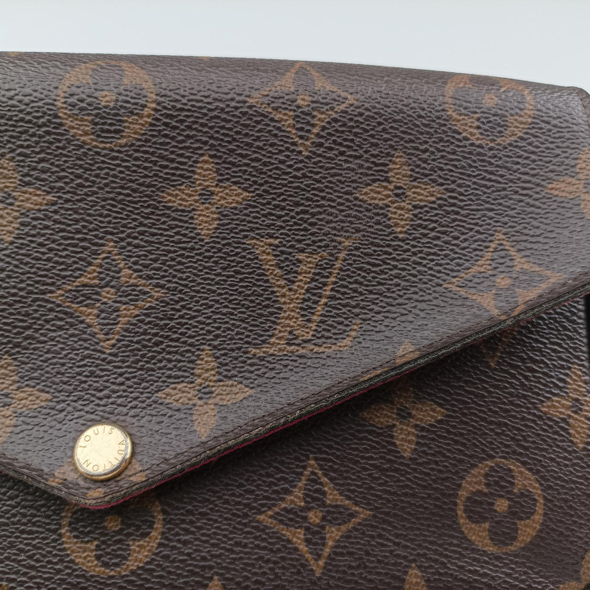 Pre-owned Louis Vuitton Pochette Felicie Brown Monogram Canvas M61276 shoulderbag | stylenewstar