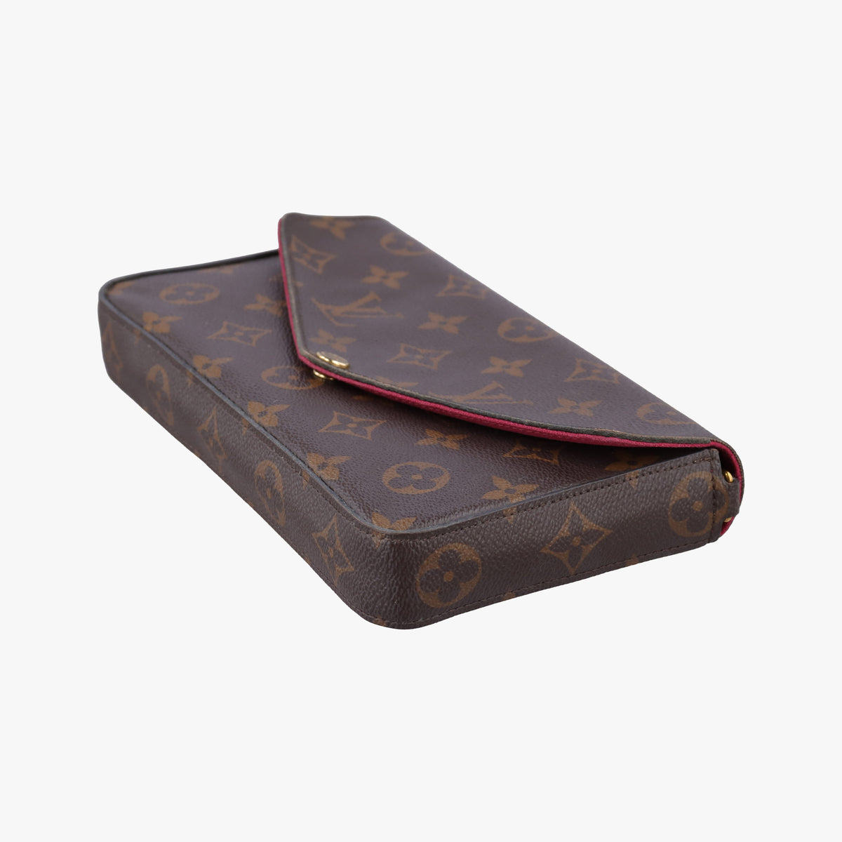 Pre-owned Louis Vuitton Pochette Felicie Brown Monogram Canvas M61276 shoulderbag | stylenewstar