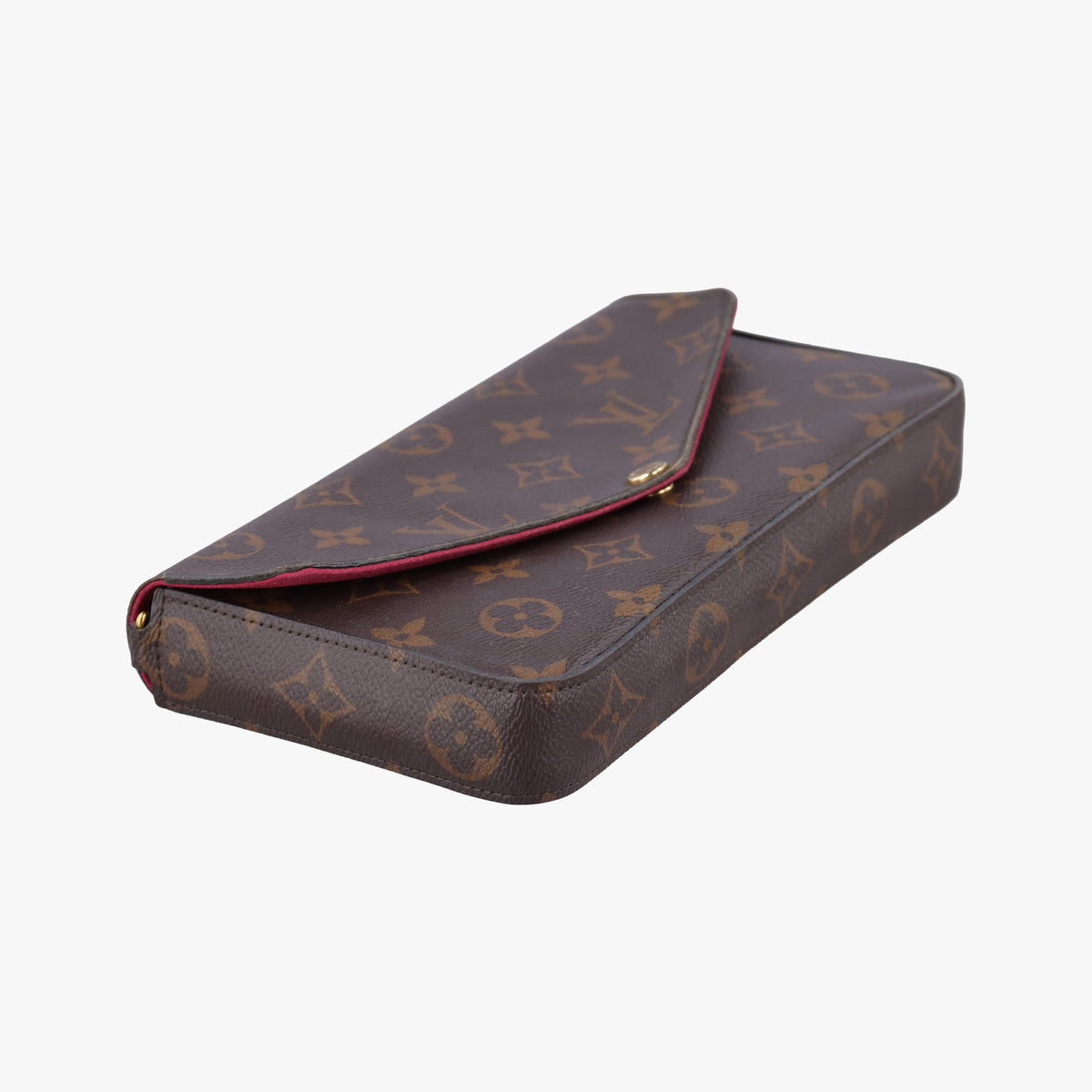 Pre-owned Louis Vuitton Pochette Felicie Brown Monogram Canvas M61276 shoulderbag | stylenewstar