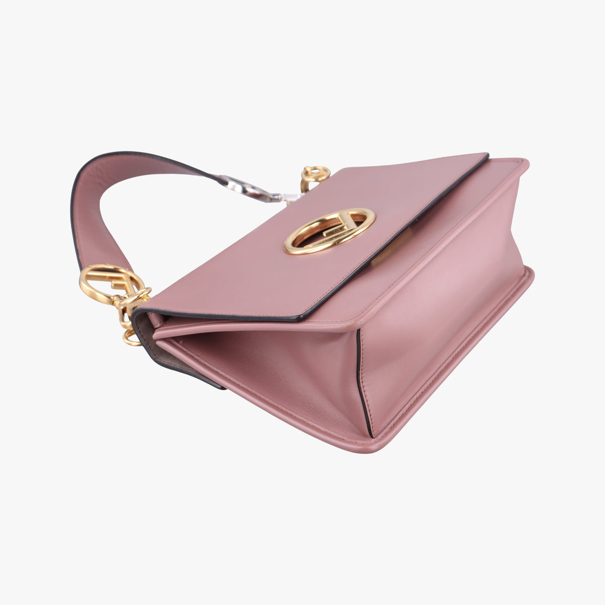 Secondhand Fendi Kan I F Pink Leather 8BT284 shoulderbag | stylenewstar