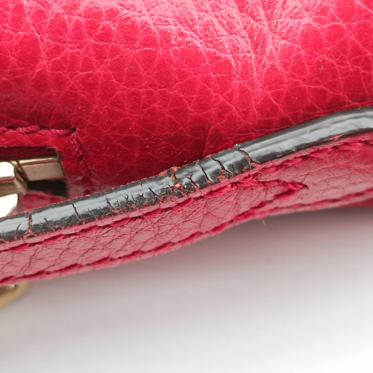 Vintage Gucci Bree Microguccissima Beige x red Canvas×Leather 449413 shoulderbag | stylenewstar