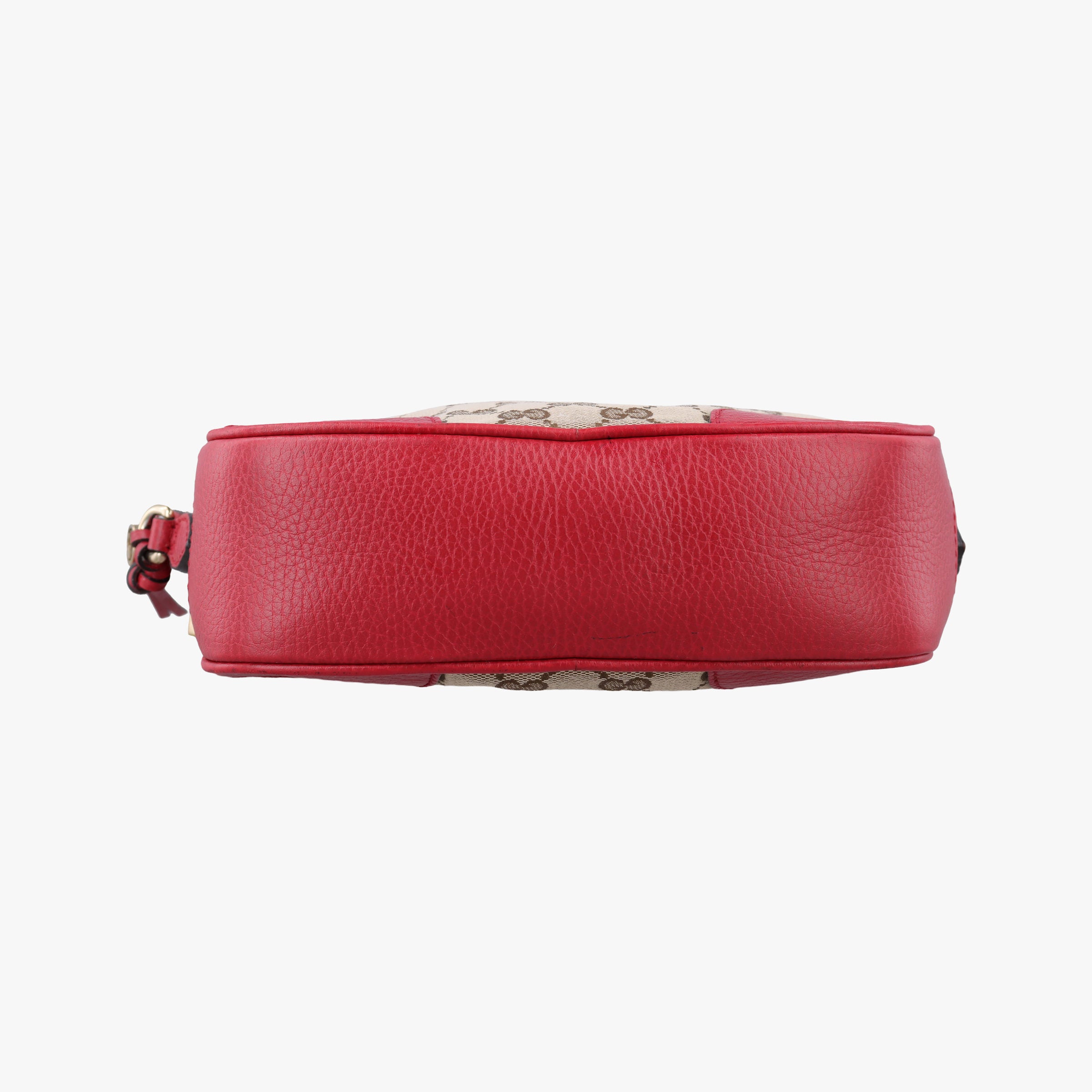 Vintage Gucci Bree Microguccissima Beige x red Canvas×Leather 449413 shoulderbag | stylenewstar