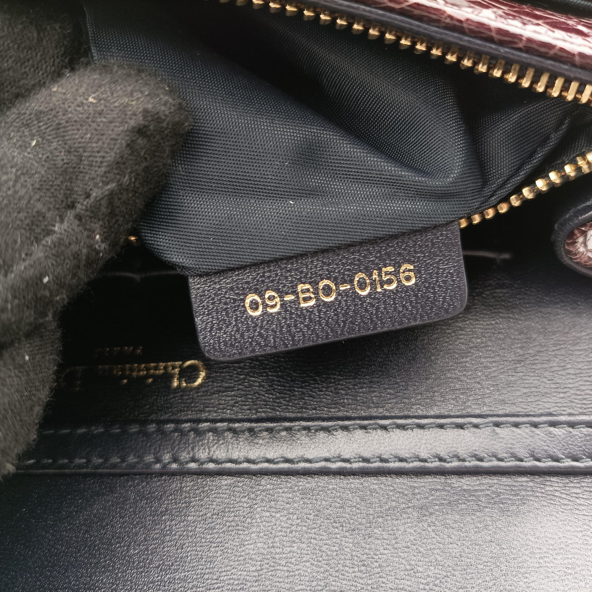 Secondhand Christian Dior Diorama Burgundy Leather  shoulderbag | stylenewstar