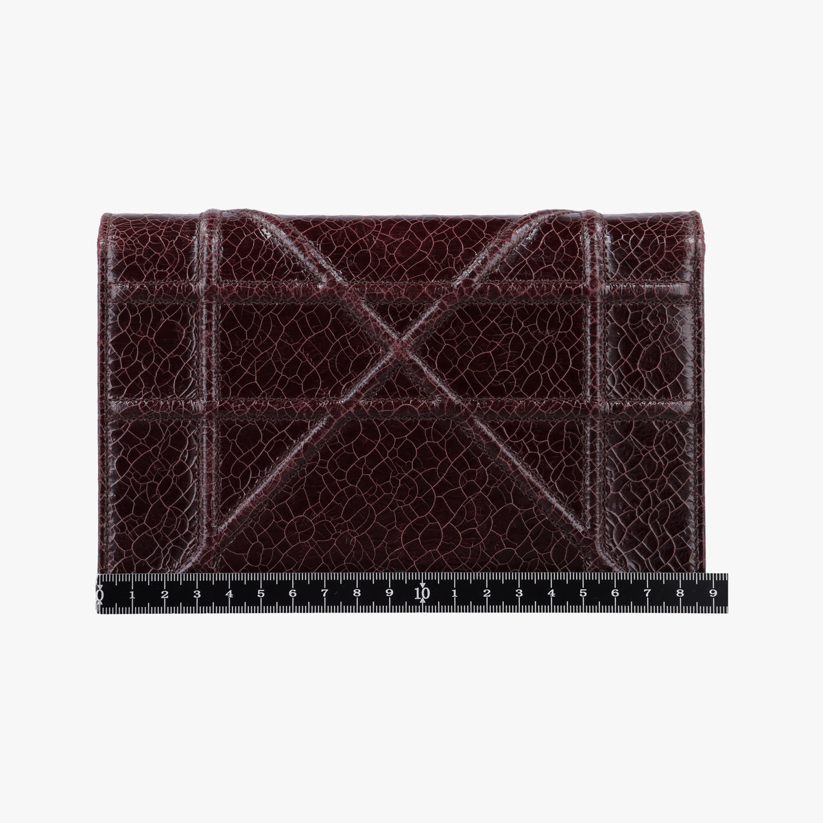 Secondhand Christian Dior Diorama Burgundy Leather  shoulderbag | stylenewstar