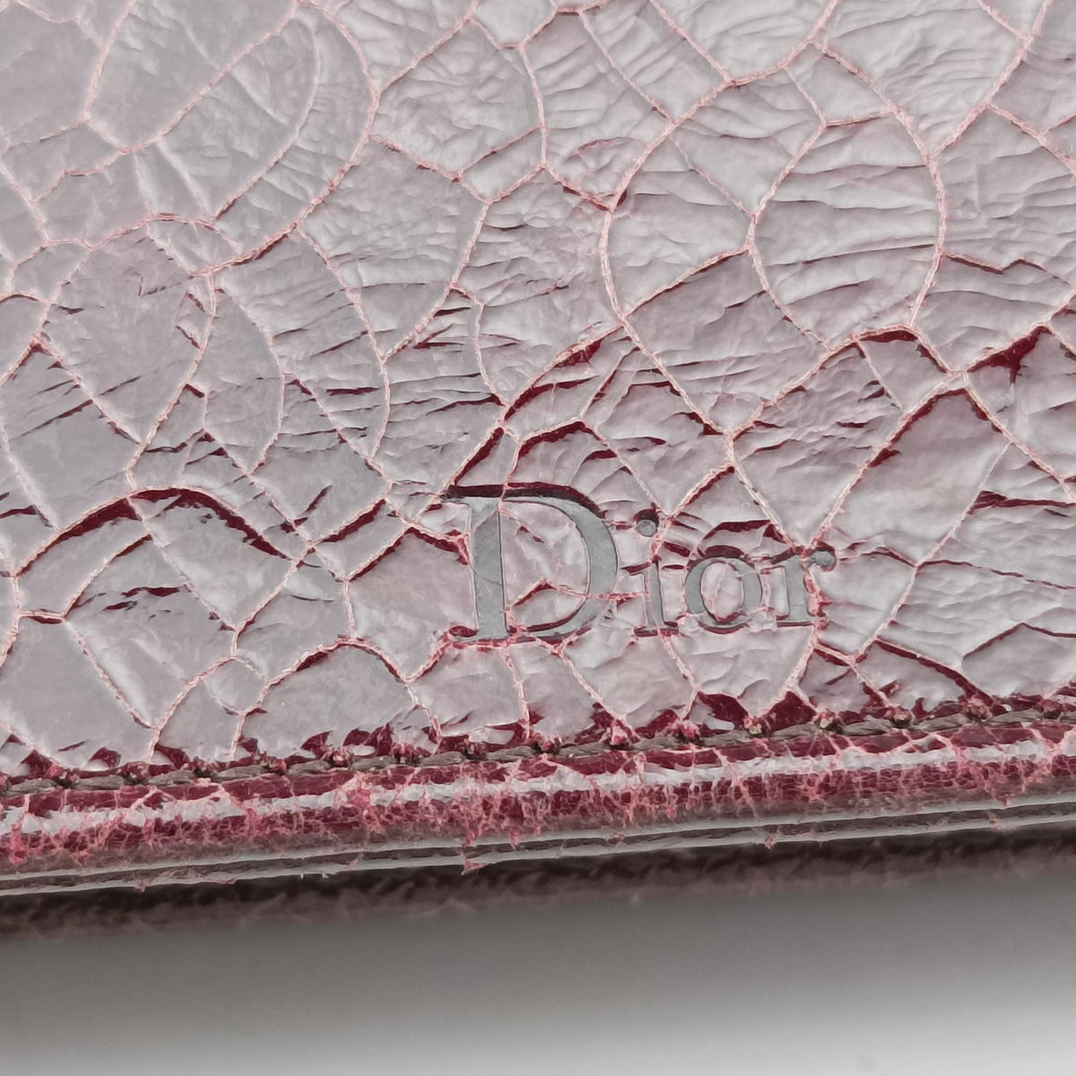 Secondhand Christian Dior Diorama Burgundy Leather  shoulderbag | stylenewstar