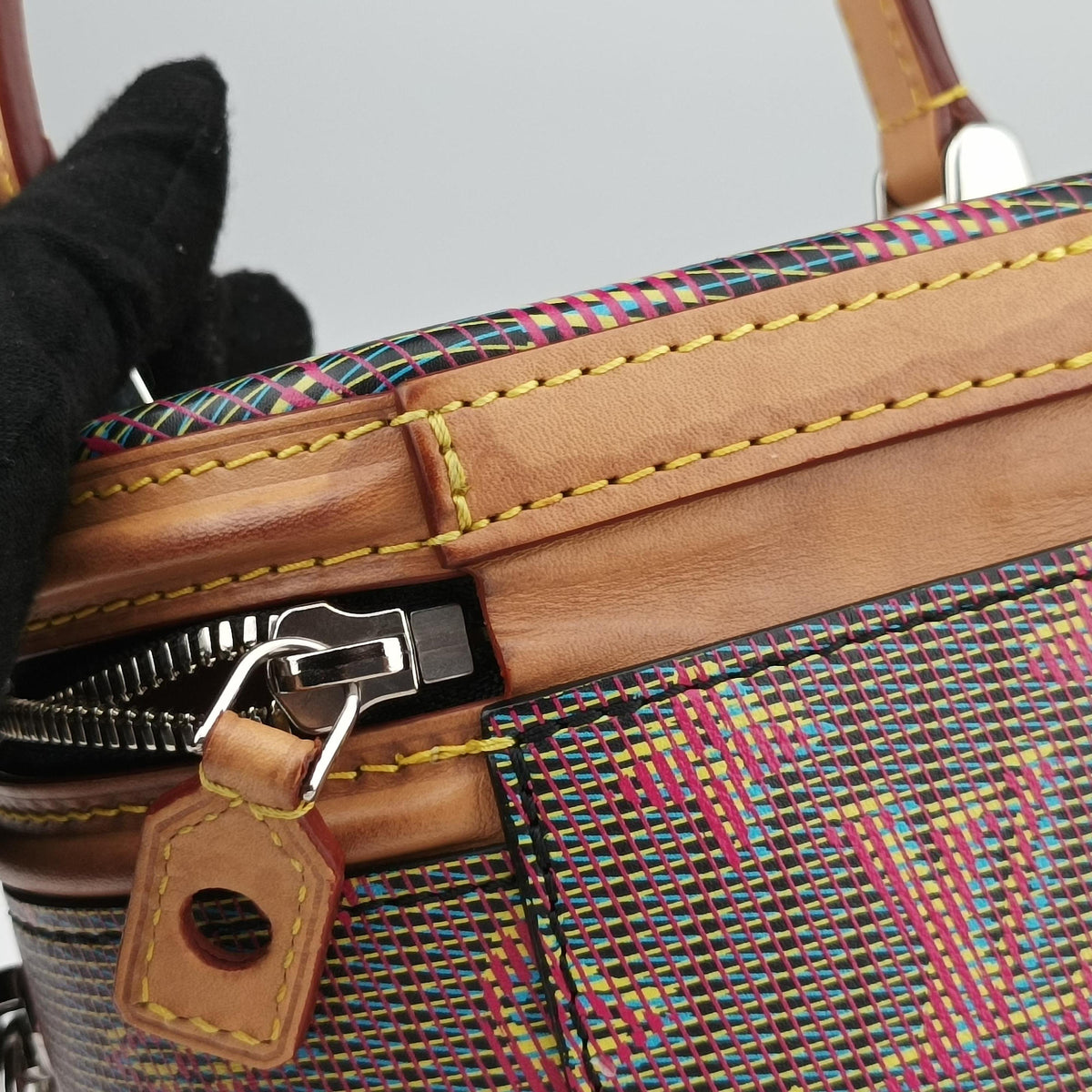 Vintage Louis Vuitton LV Pop Cannes Multicolour Monogram 3D PopCanvas × Vachetta Leather M55457 shoulderbag | stylenewstar