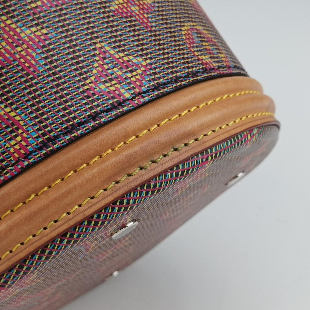 Vintage Louis Vuitton LV Pop Cannes Multicolour Monogram 3D PopCanvas × Vachetta Leather M55457 shoulderbag | stylenewstar