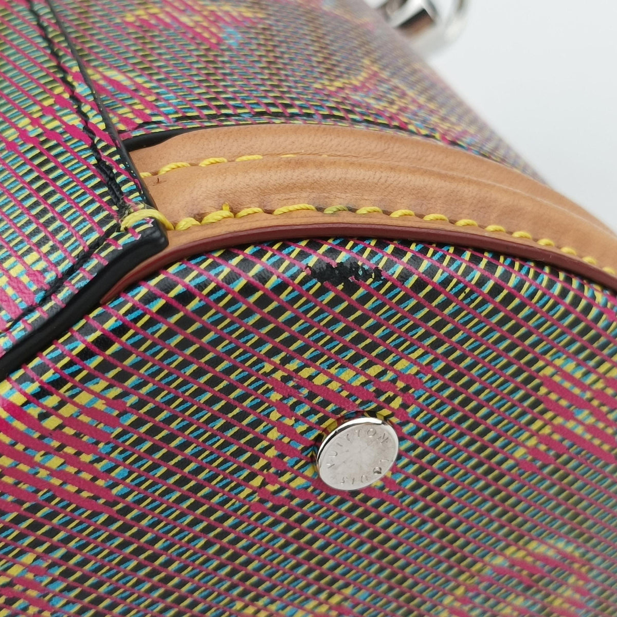 Vintage Louis Vuitton LV Pop Cannes Multicolour Monogram 3D PopCanvas × Vachetta Leather M55457 shoulderbag | stylenewstar