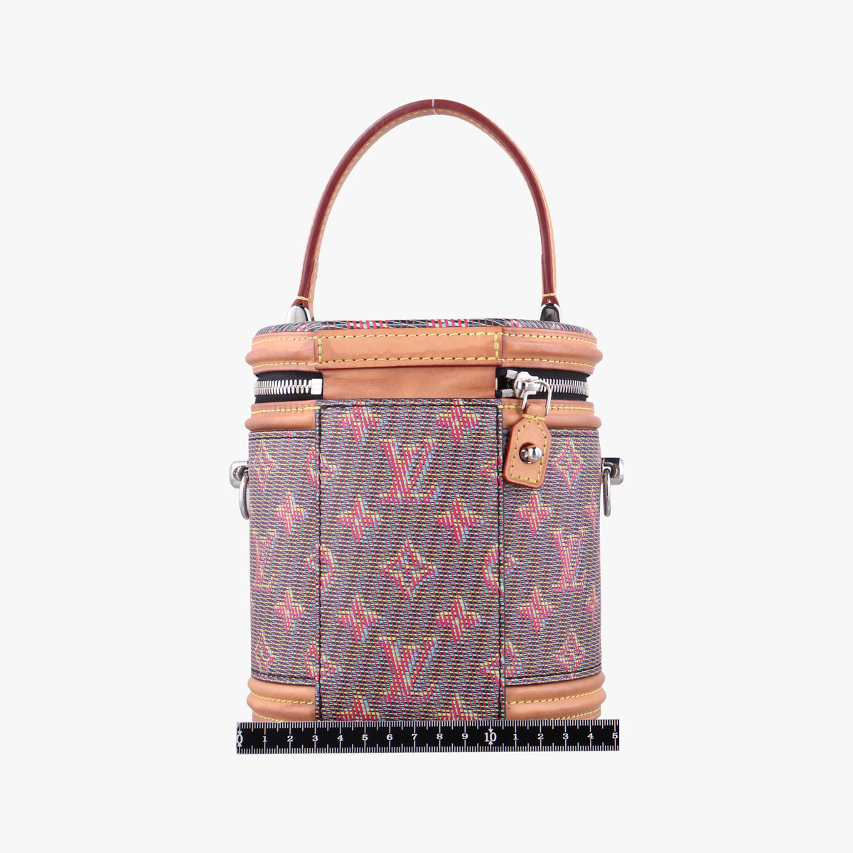 Vintage Louis Vuitton LV Pop Cannes Multicolour Monogram 3D PopCanvas × Vachetta Leather M55457 shoulderbag | stylenewstar