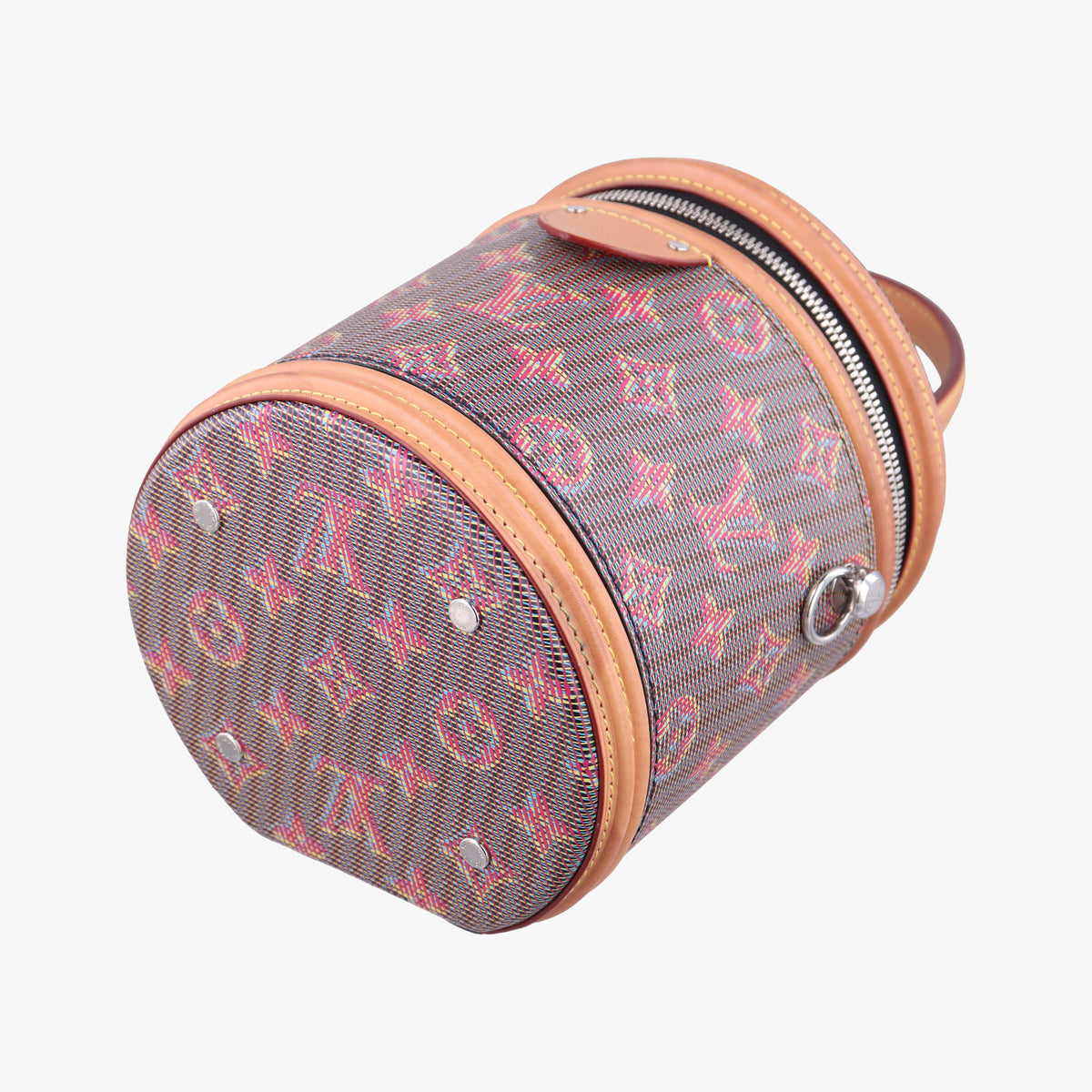 Vintage Louis Vuitton LV Pop Cannes Multicolour Monogram 3D PopCanvas × Vachetta Leather M55457 shoulderbag | stylenewstar