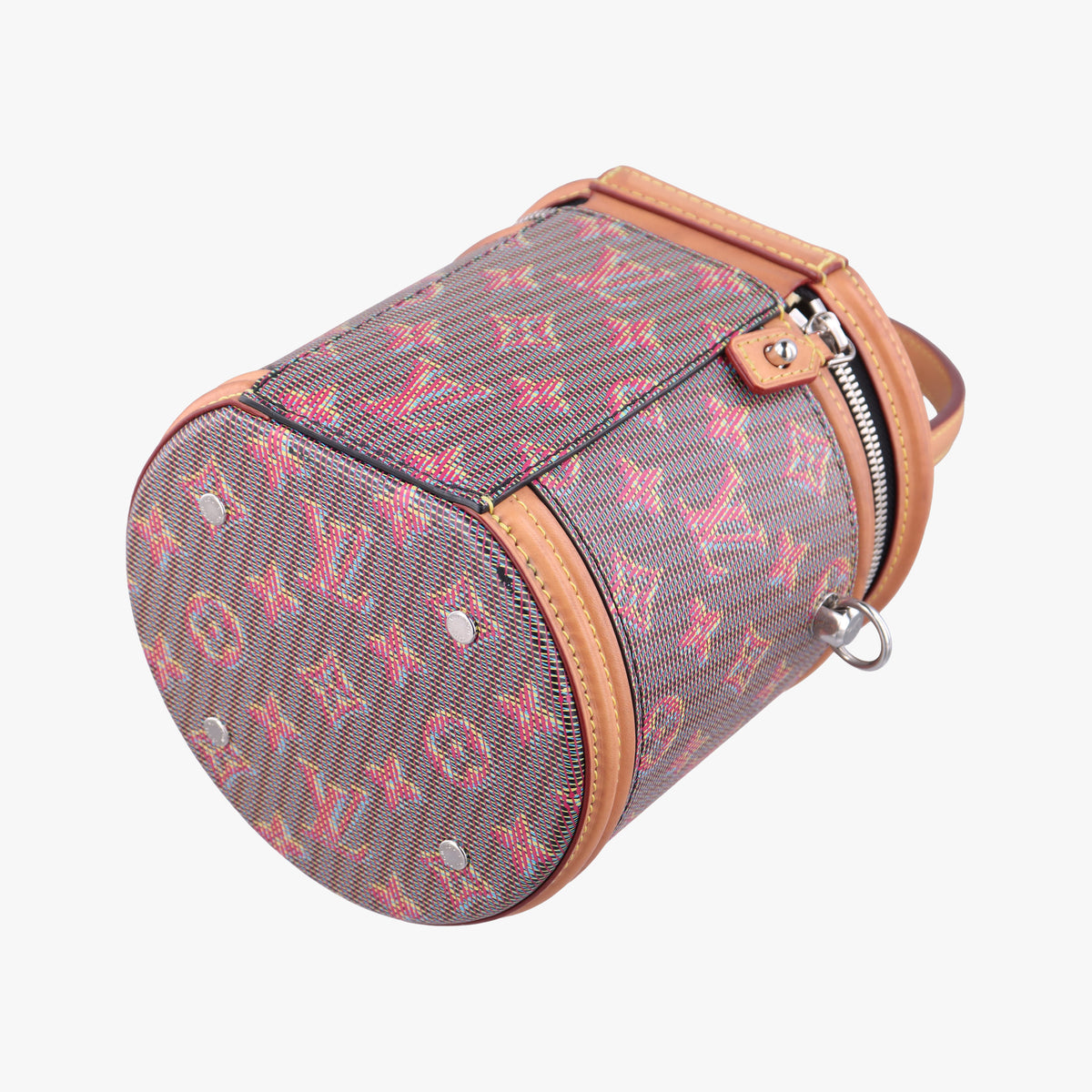 Vintage Louis Vuitton LV Pop Cannes Multicolour Monogram 3D PopCanvas × Vachetta Leather M55457 shoulderbag | stylenewstar