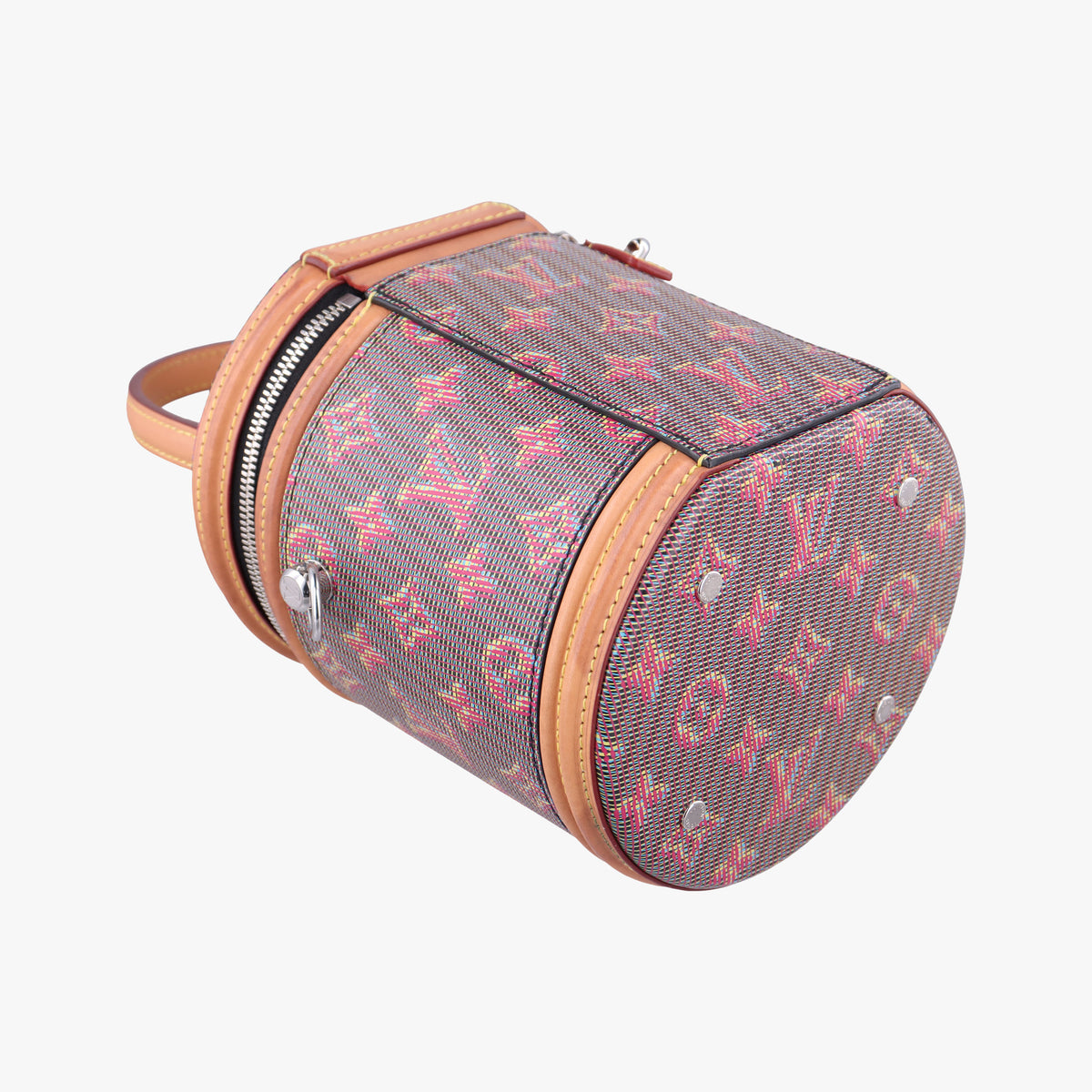 Vintage Louis Vuitton LV Pop Cannes Multicolour Monogram 3D PopCanvas × Vachetta Leather M55457 shoulderbag | stylenewstar
