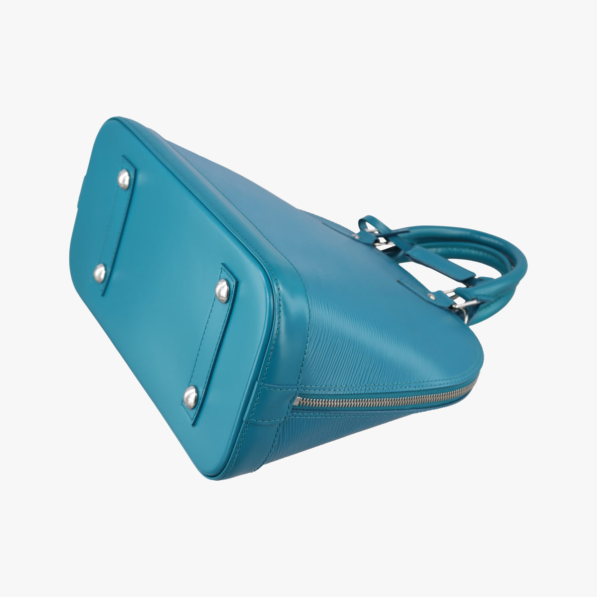 Vintage Louis Vuitton Alma PM CYAN Epi M40624 handbag | stylenewstar