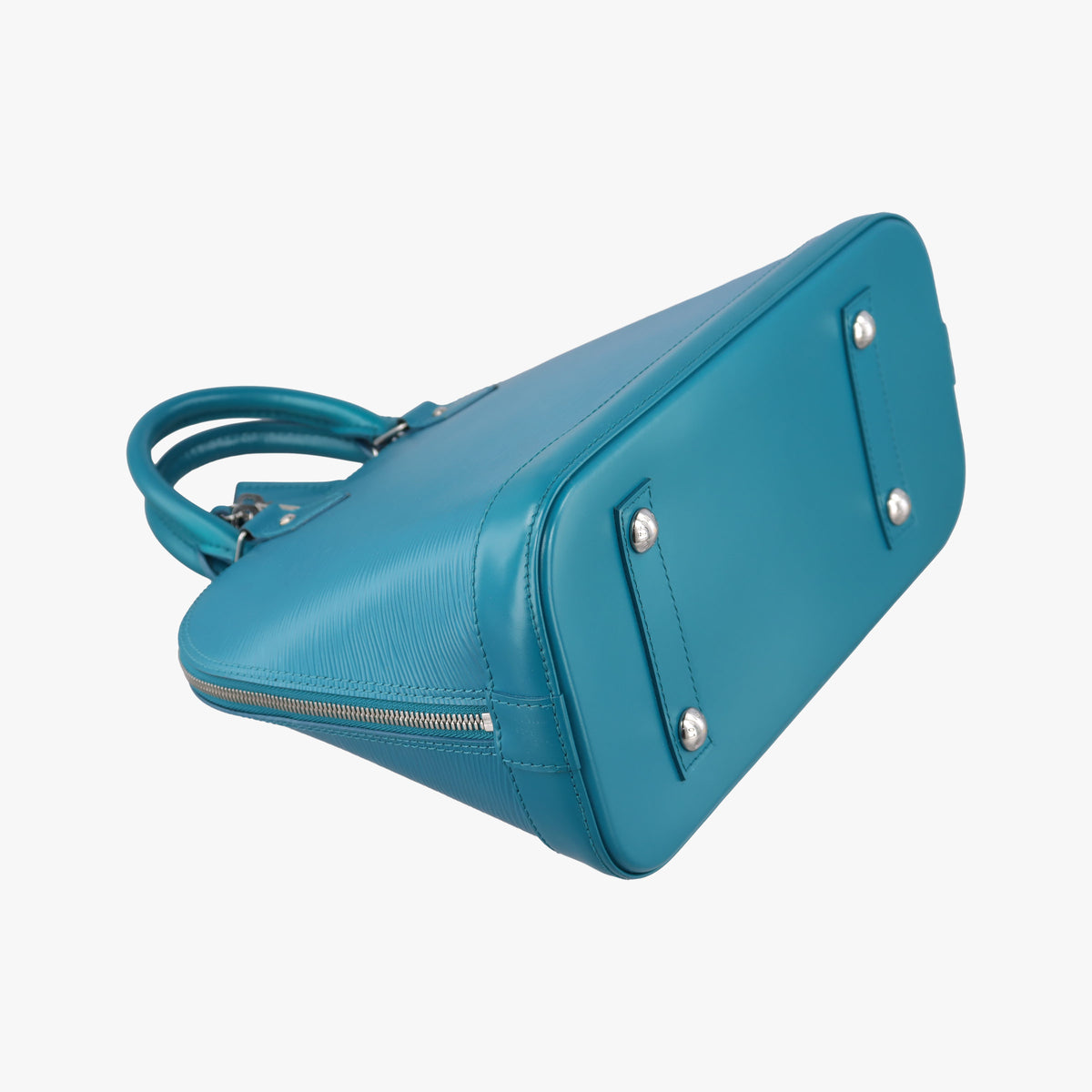 Pre-owned Louis Vuitton Alma PM CYAN Epi M40624 handbag | stylenewstar