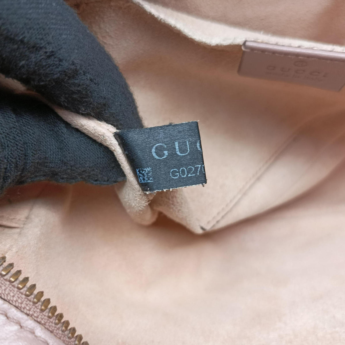 Pre-owned Gucci GG Marmont Beige Leather 447632 shoulderbag | stylenewstar
