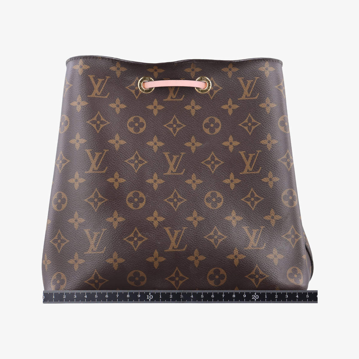 Pre-owned Louis Vuitton NeoNoe BROWN×Rose Poodle Monogram Canvas M44022 shoulderbag | stylenewstar