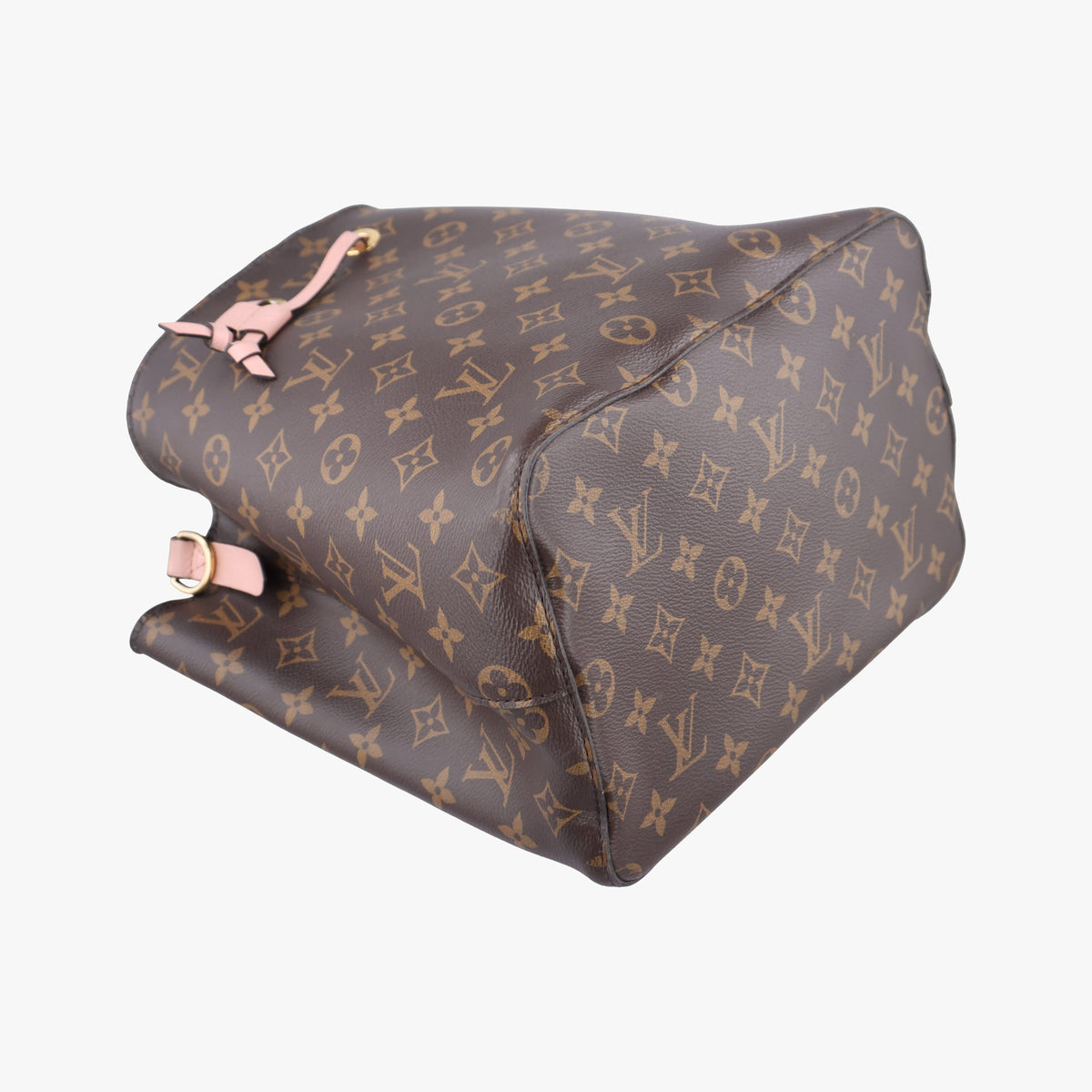 Pre-owned Louis Vuitton NeoNoe BROWN×Rose Poodle Monogram Canvas M44022 shoulderbag | stylenewstar