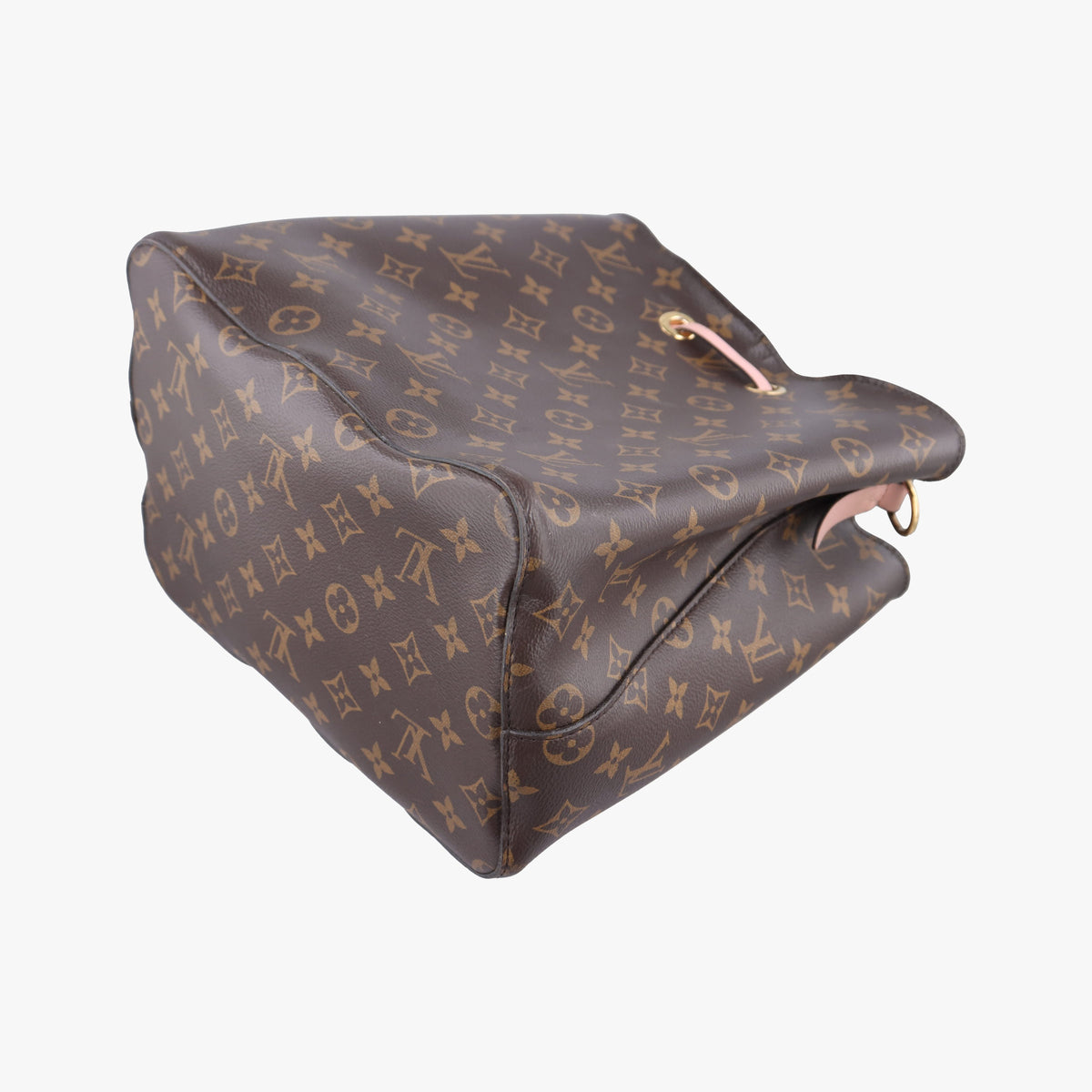 Pre-owned Louis Vuitton NeoNoe BROWN×Rose Poodle Monogram Canvas M44022 shoulderbag | stylenewstar