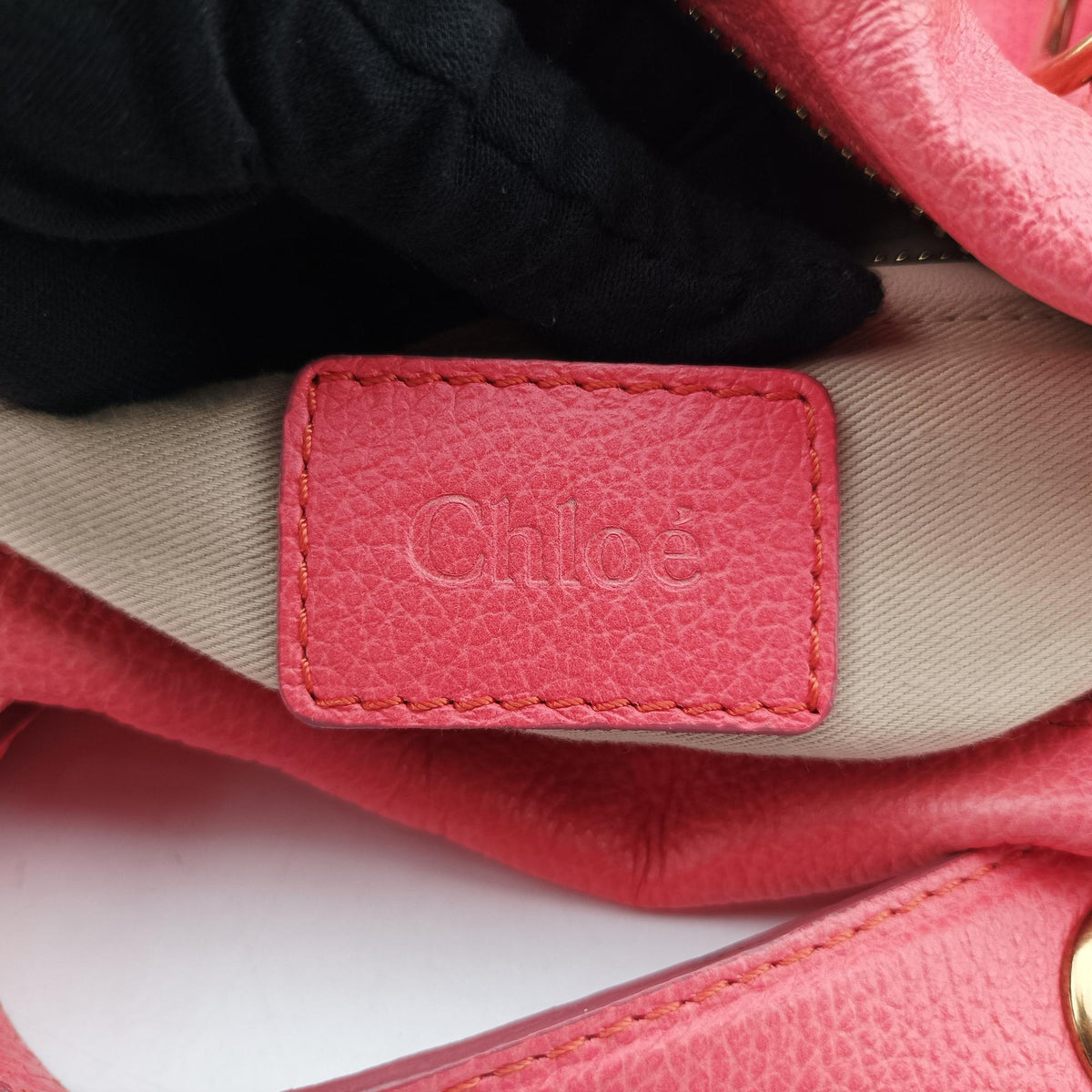 Pre-owned Chloe Paraty Pink Leather  shoulderbag | stylenewstar