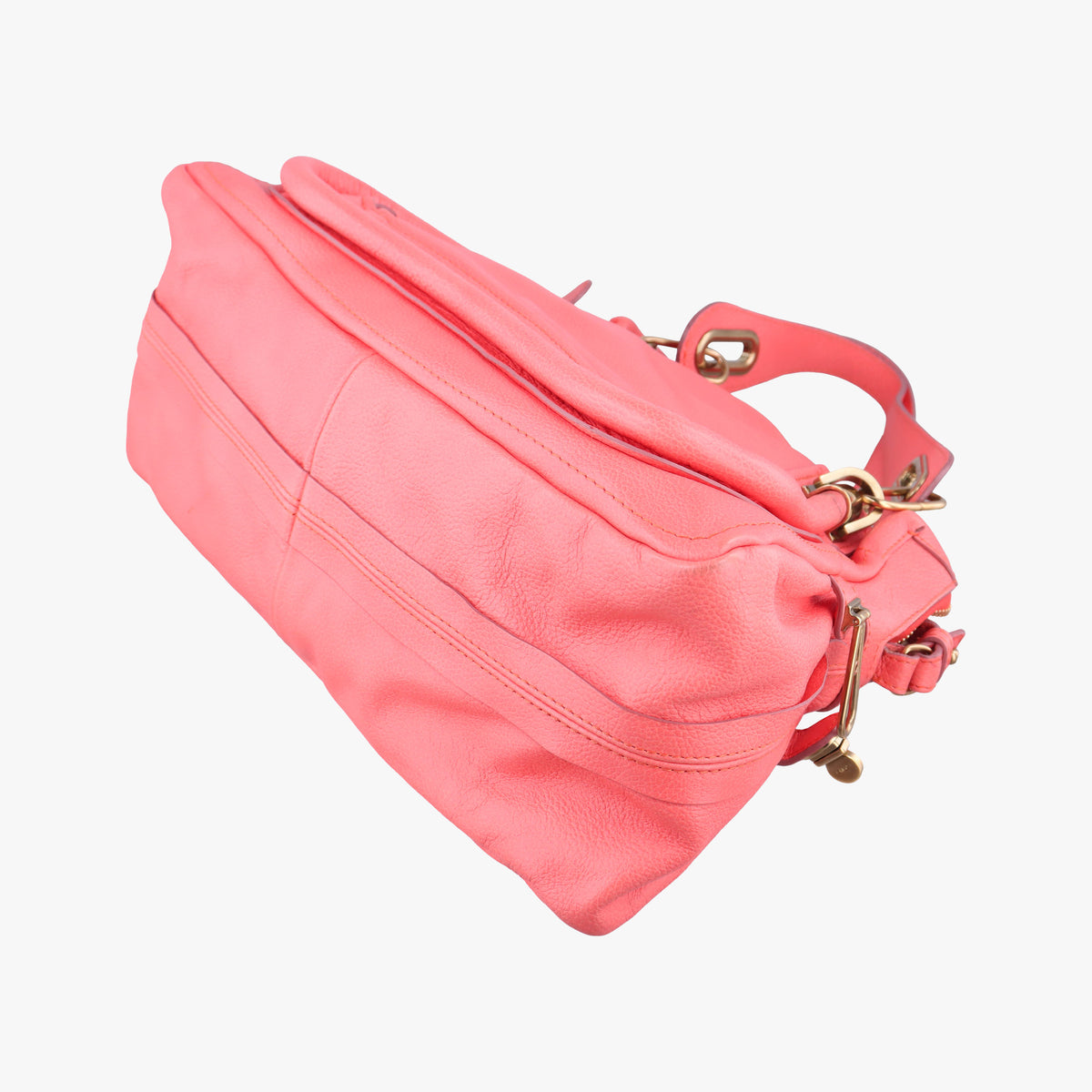 Pre-owned Chloe Paraty Pink Leather  shoulderbag | stylenewstar
