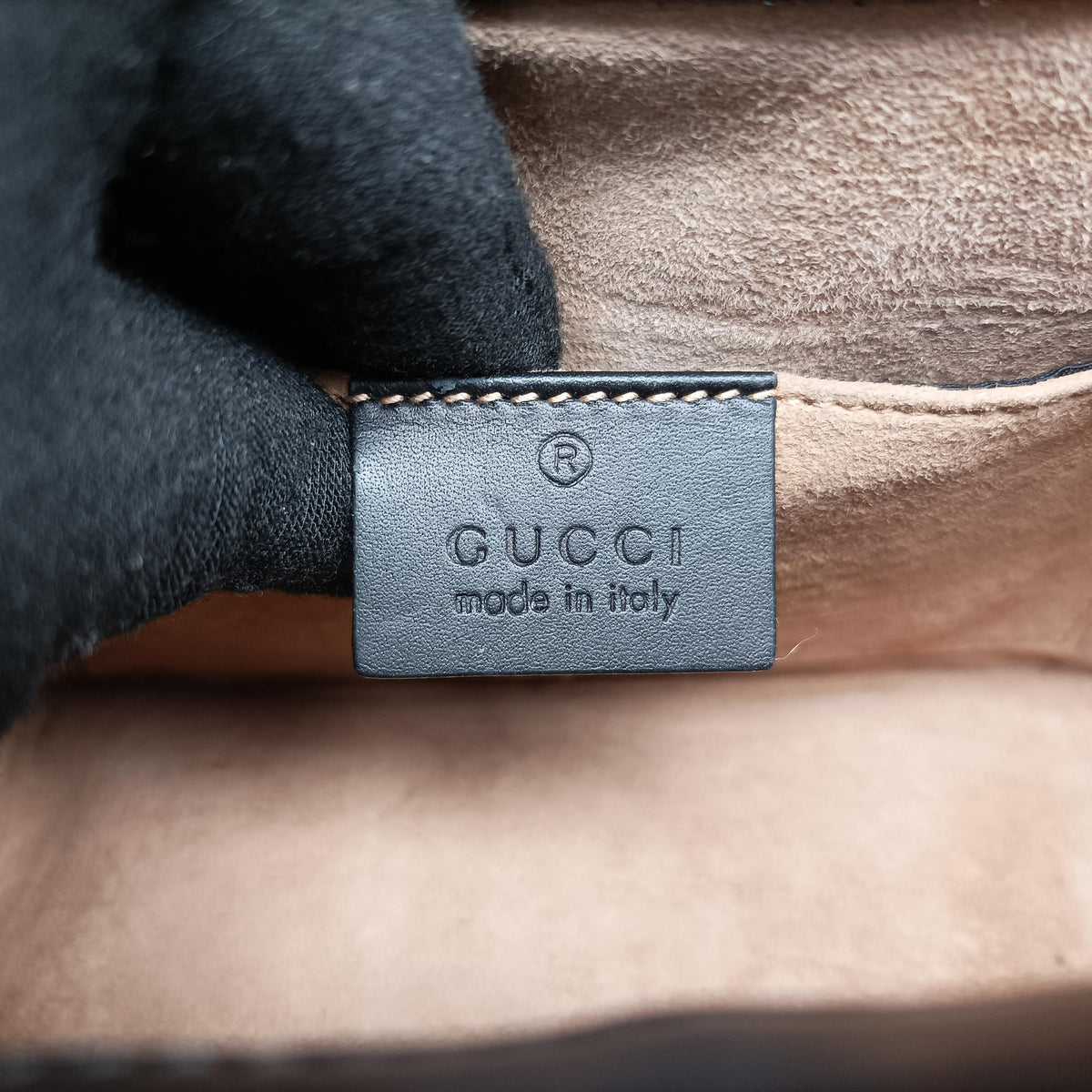 Vintage Gucci Sylvie Black×red×green Leather 431666 shoulderbag | stylenewstar