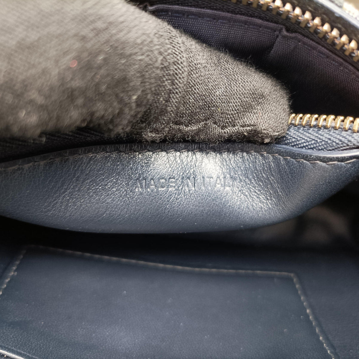 Pre-owned Christian Dior Saddle Navy×Gray Jacquard x Leather  shoulderbag | stylenewstar