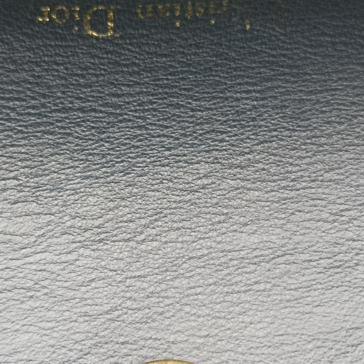 Pre-owned Christian Dior Saddle Navy×Gray Jacquard x Leather  shoulderbag | stylenewstar