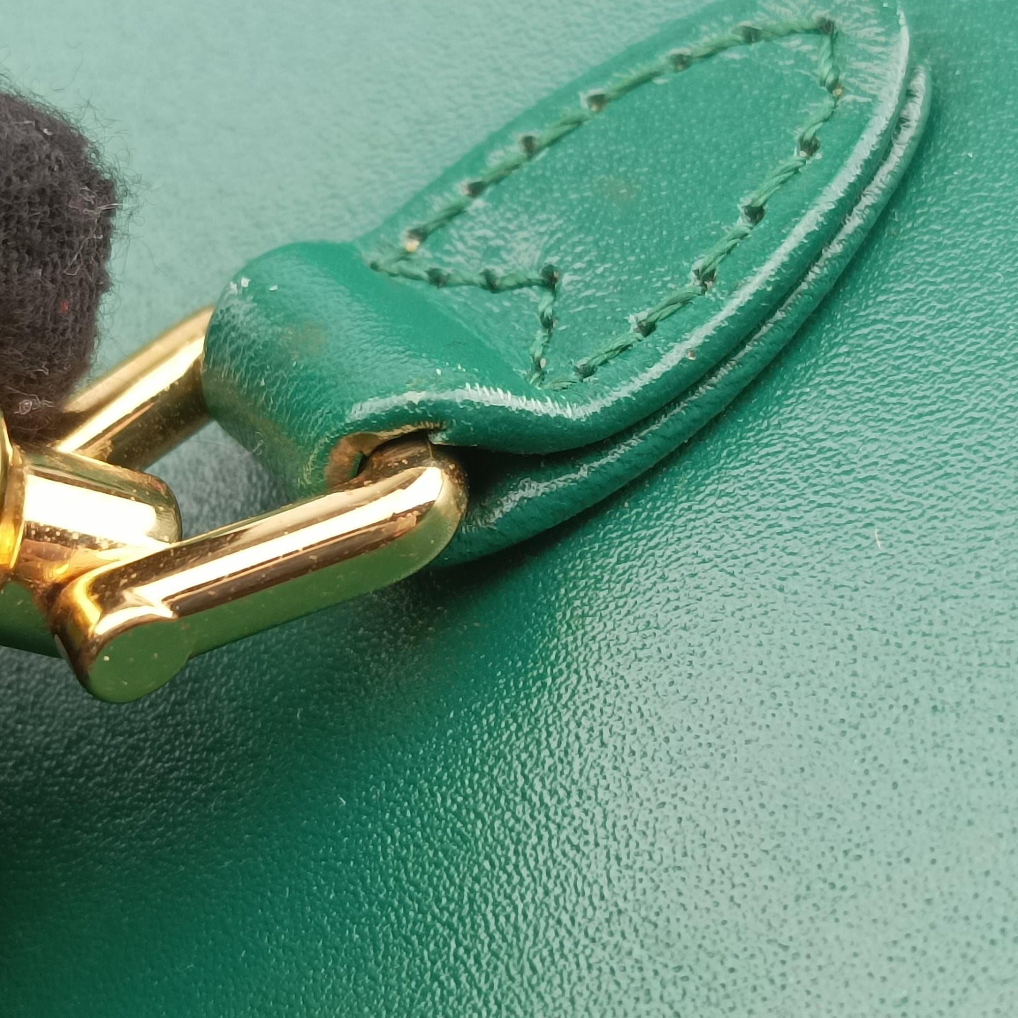 Secondhand Gucci JACKIE 1961 Green Leather 637091 shoulderbag | stylenewstar