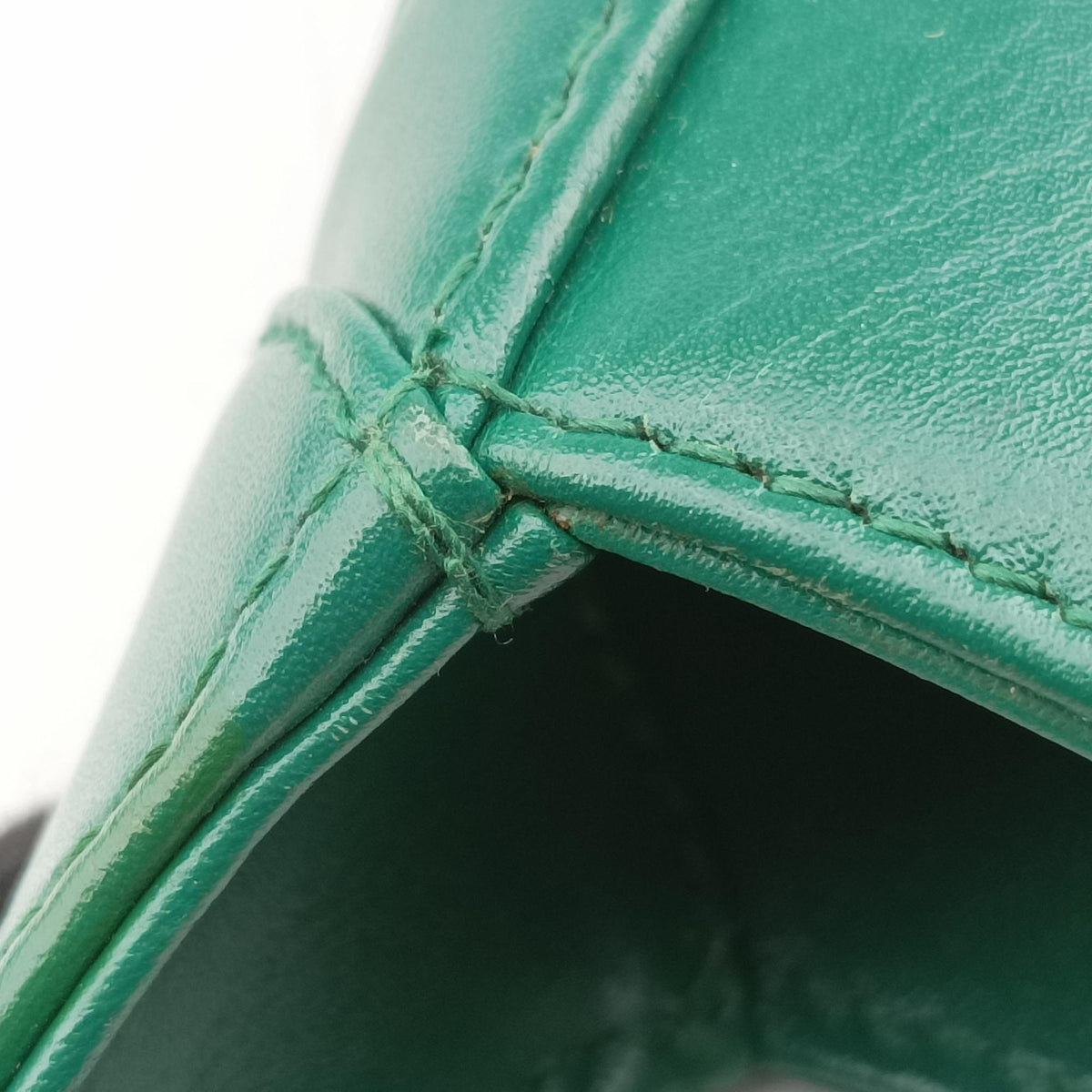 Secondhand Gucci JACKIE 1961 Green Leather 637091 shoulderbag | stylenewstar