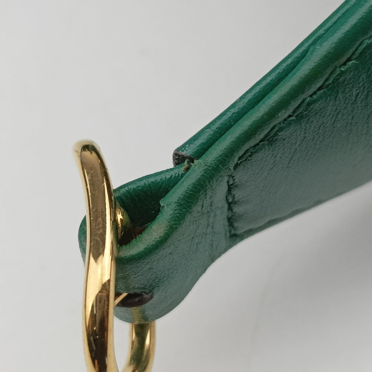 Secondhand Gucci JACKIE 1961 Green Leather 637091 shoulderbag | stylenewstar