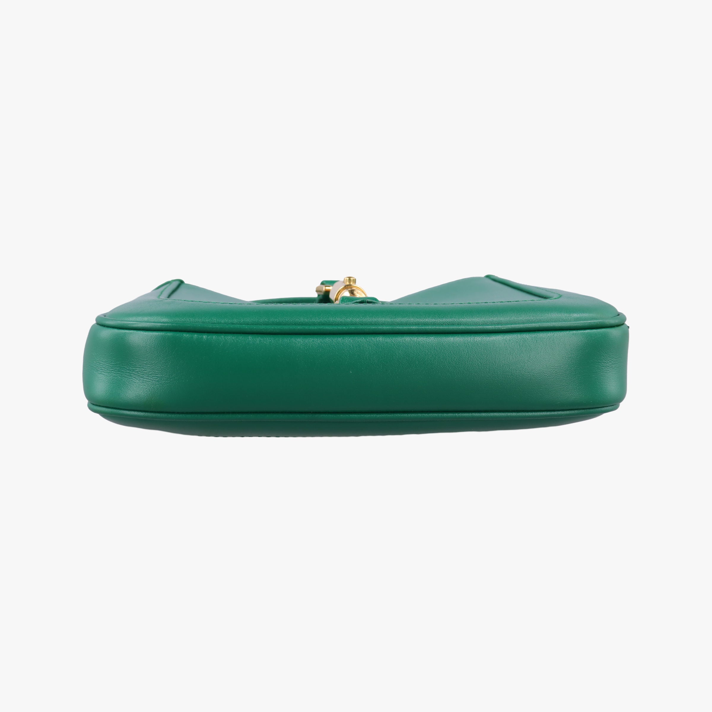 Secondhand Gucci JACKIE 1961 Green Leather 637091 shoulderbag | stylenewstar