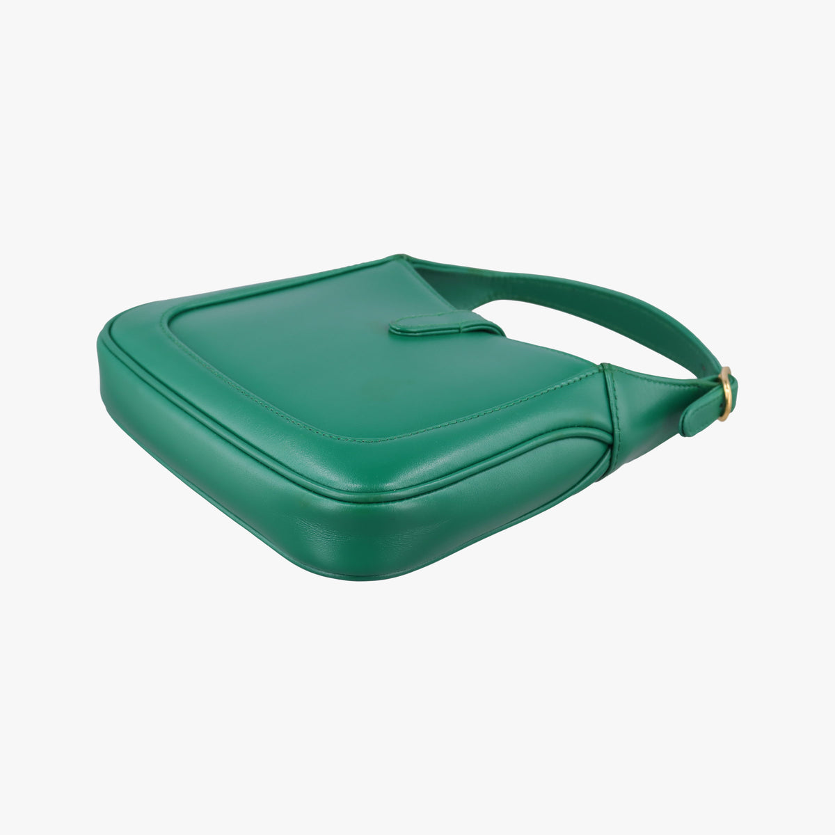 Secondhand Gucci JACKIE 1961 Green Leather 637091 shoulderbag | stylenewstar