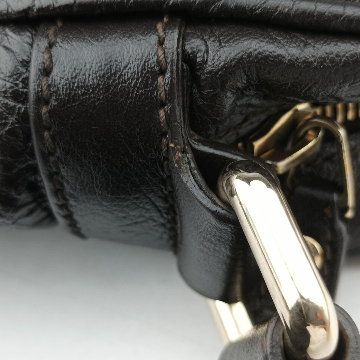 Pre-owned Gucci GG Imprime Messenger Brown Leather 201448 shoulderbag | stylenewstar